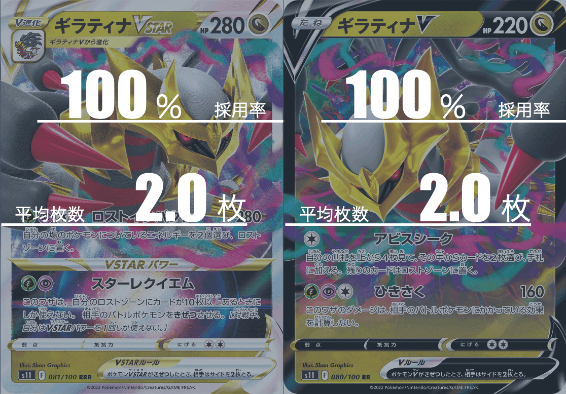 ポケモンカードゲーム　アルセウス　ギラティナデッキ ポケカ【アルセウス＋ギラティナ】優勝デッキレシピまとめ