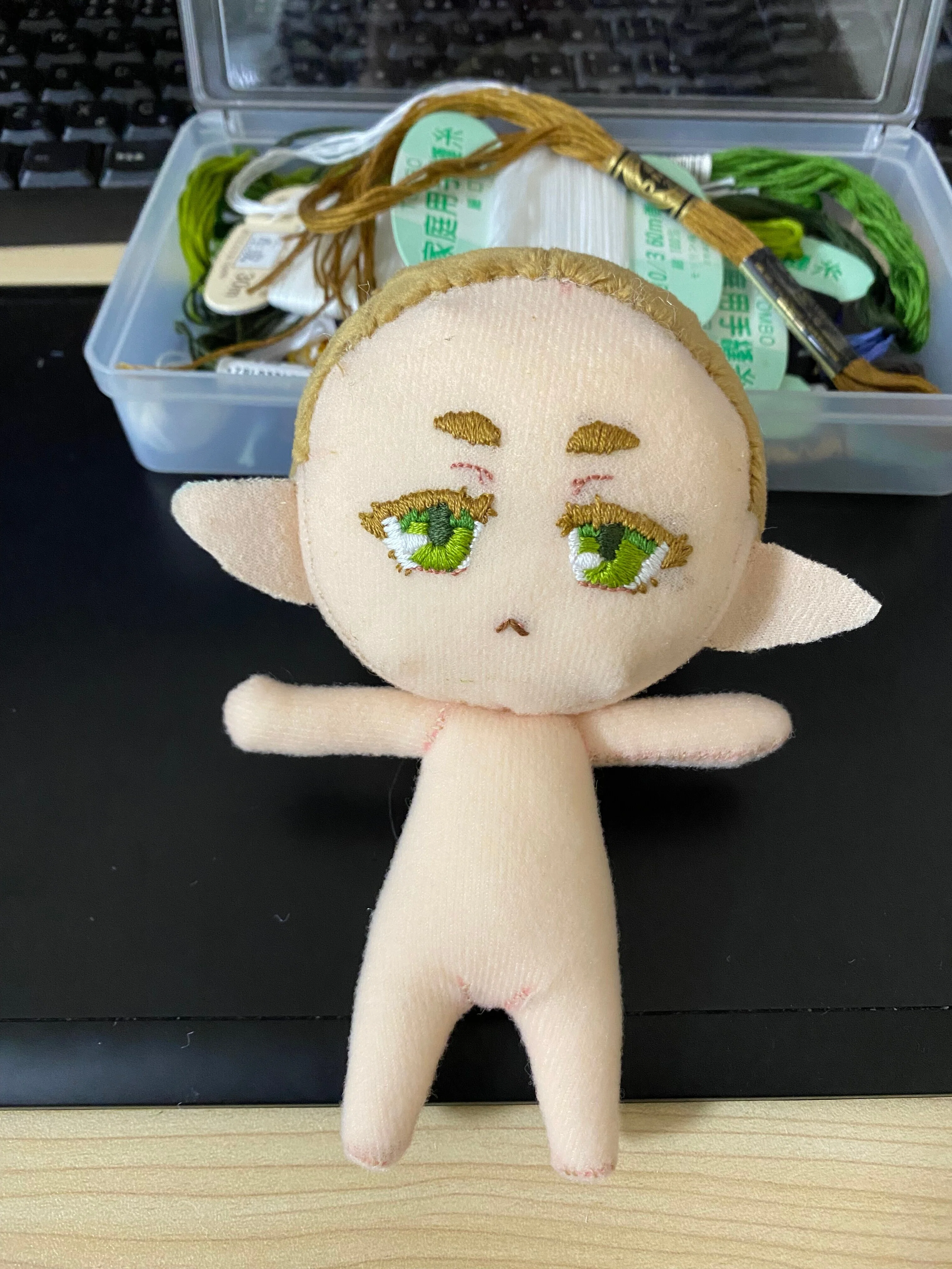 オリキャラのぬいぐるみを作ってみた｜竹流