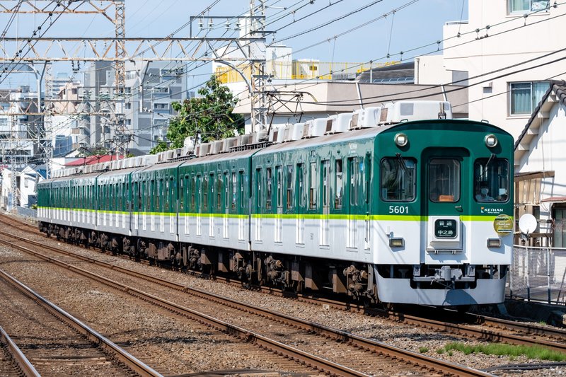 京阪5000系 トップナンバーの5551-⑦-5601 引退直前の頃 （2021年5月撮影）