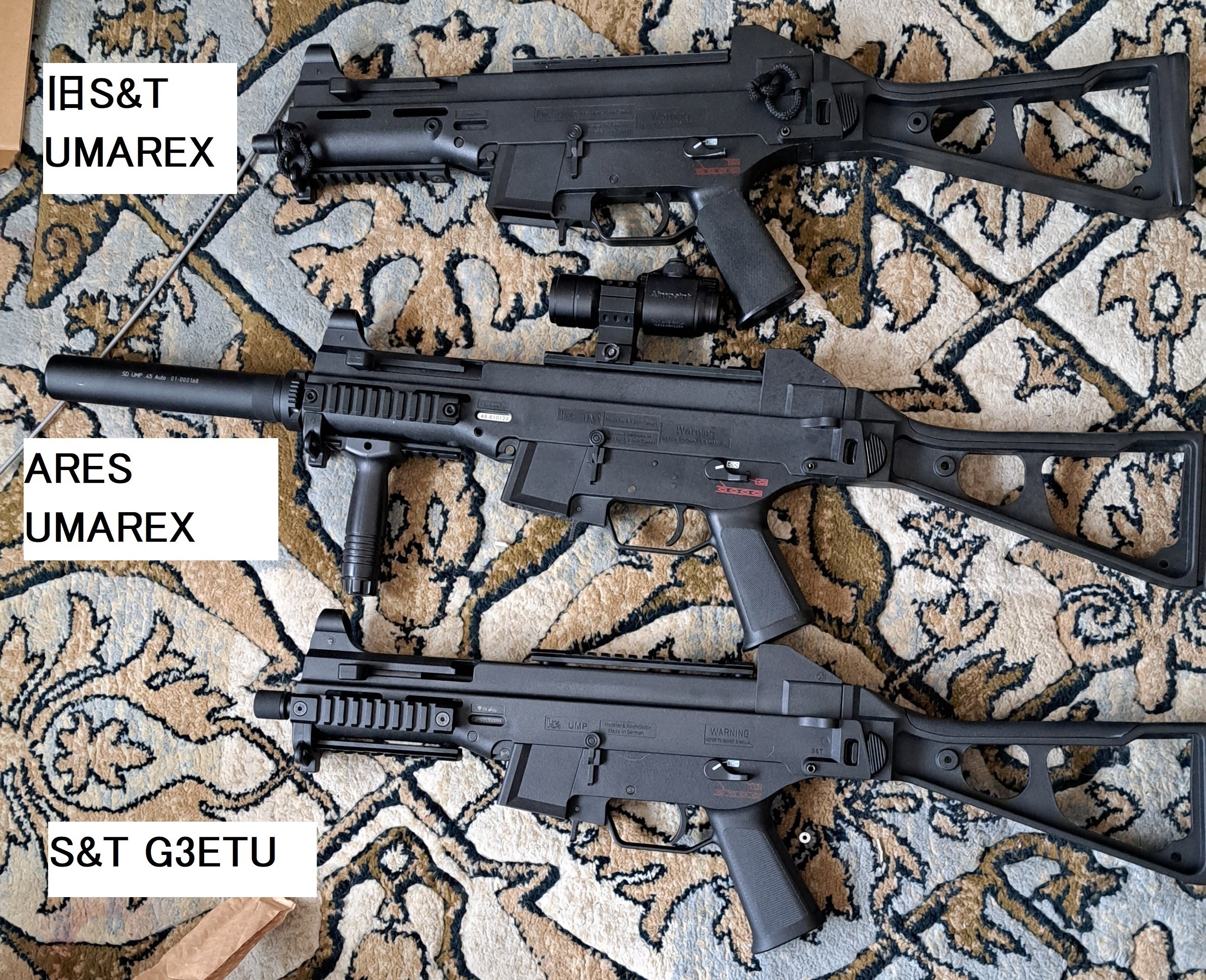 S&T UMP45 G3ETU エアガン｜郭公
