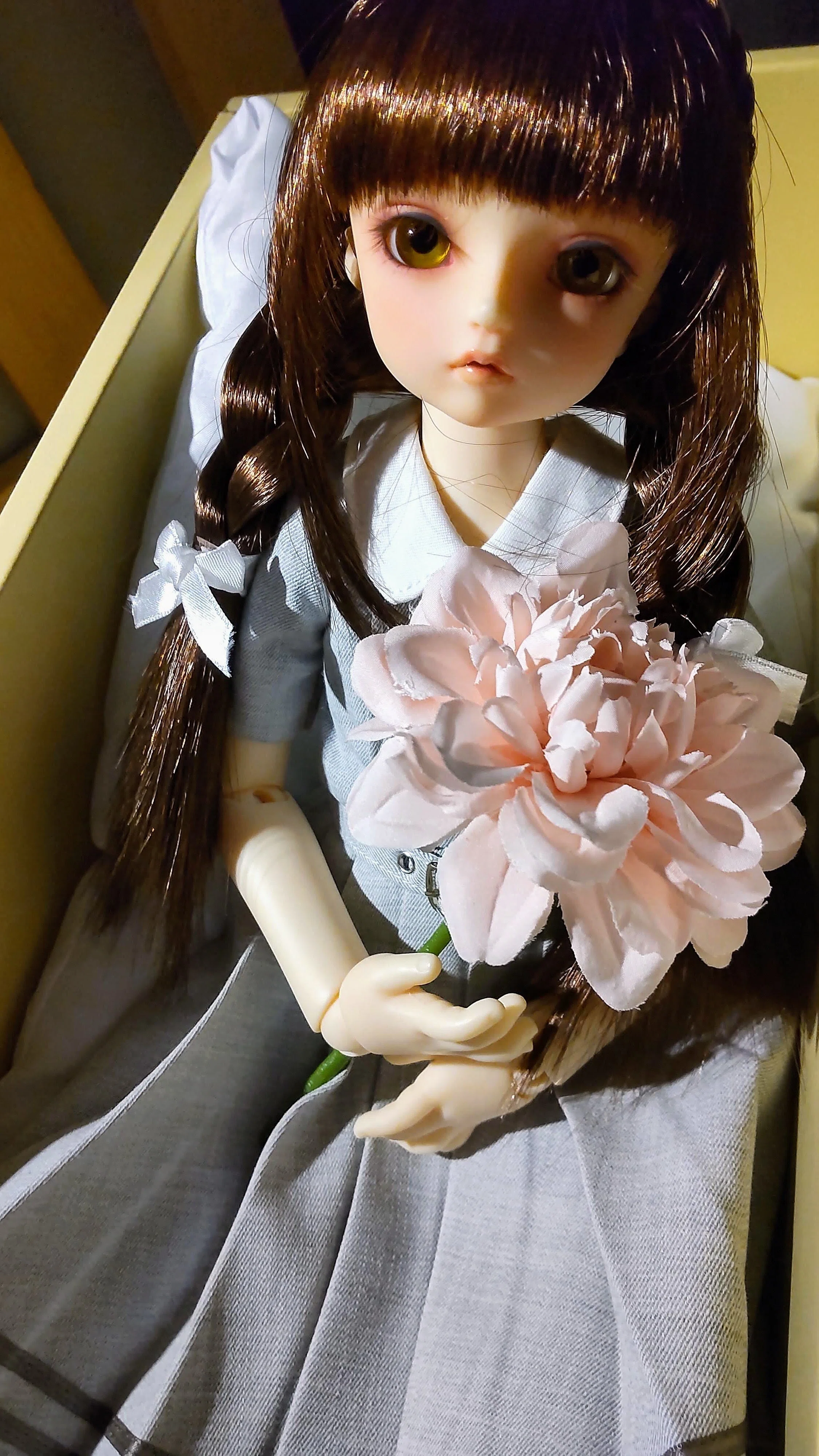 *:;;;:* 【SDMのお洋服 　落ち着いたブラウンのお洋服】*:;;;:* アウターライクシャツ｜narifuri オンラインストア 着せ替え服・アウトフィット