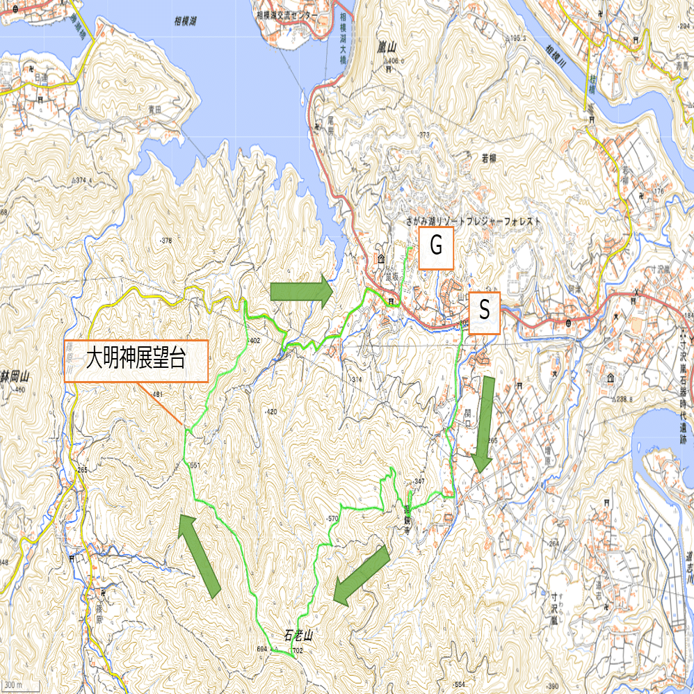 山歩き記録 第78歩】石老山（2023年4月27日）【復活した登山道で緑に