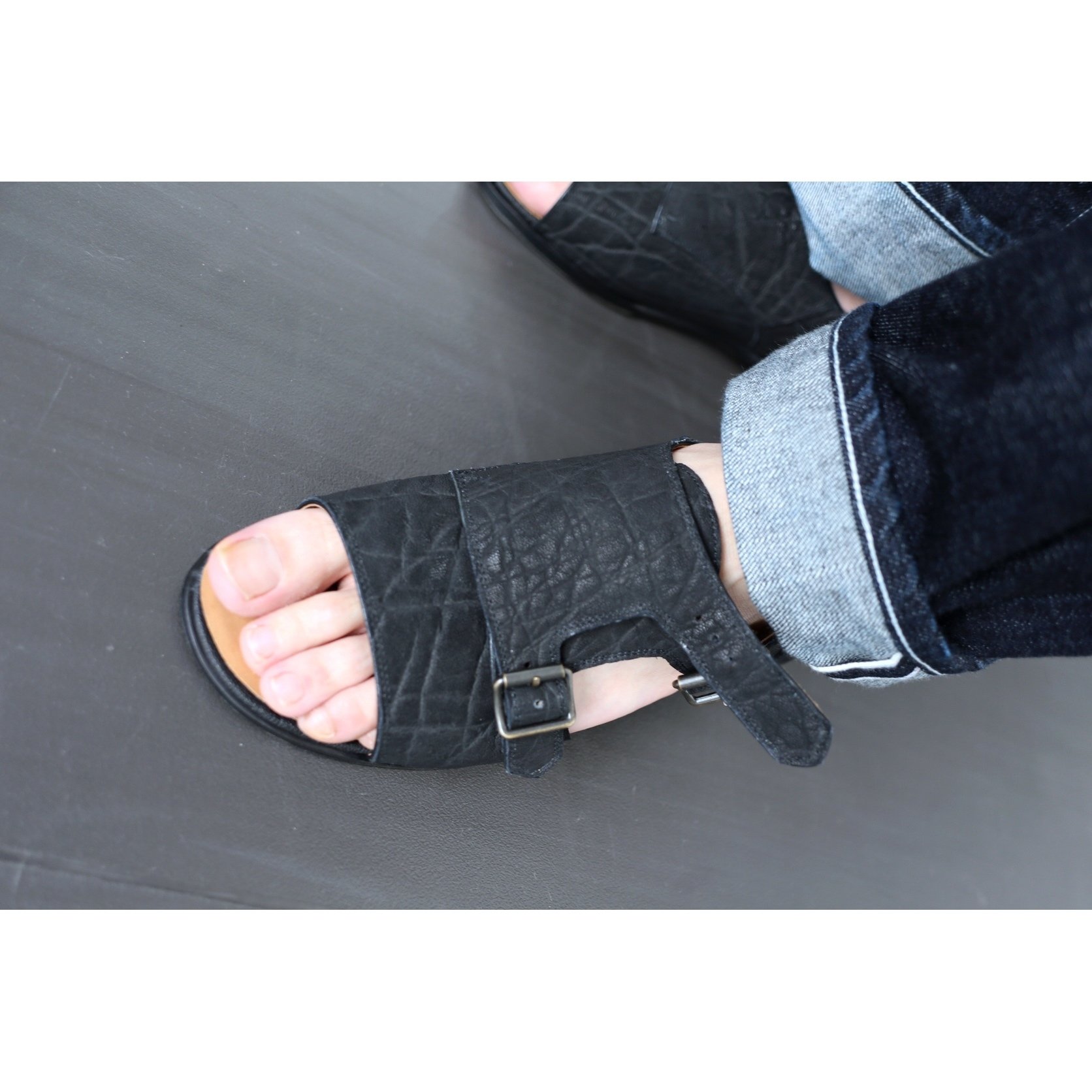 F.LLI Giacomettiジャコメッティ 裏ばり済み ダブルモンク