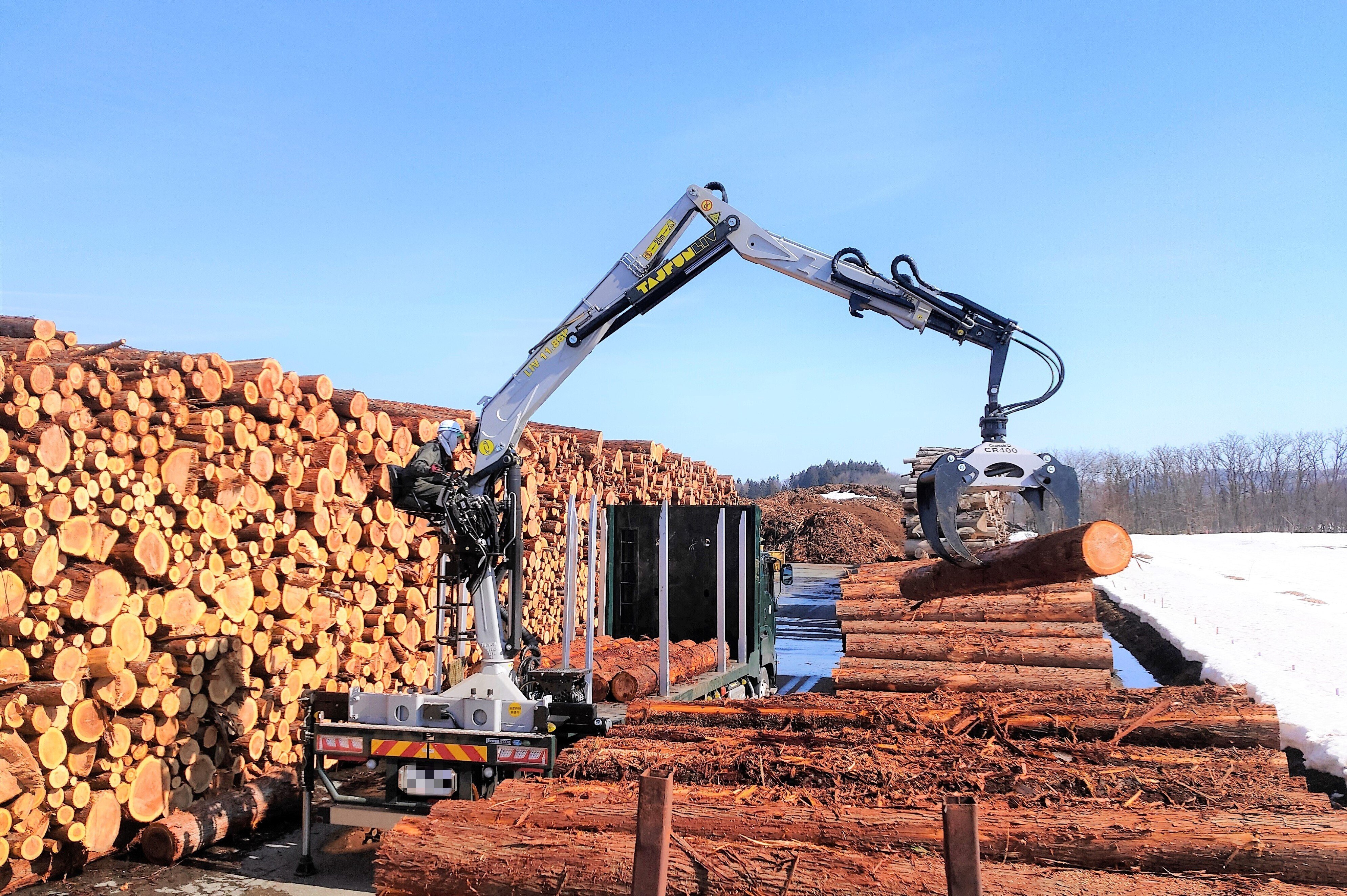 丸太用スタンション