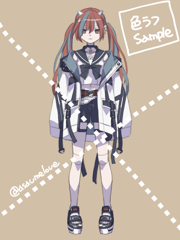 4月・色ラフ用・完成まとめ｜あさ・イラストレーター