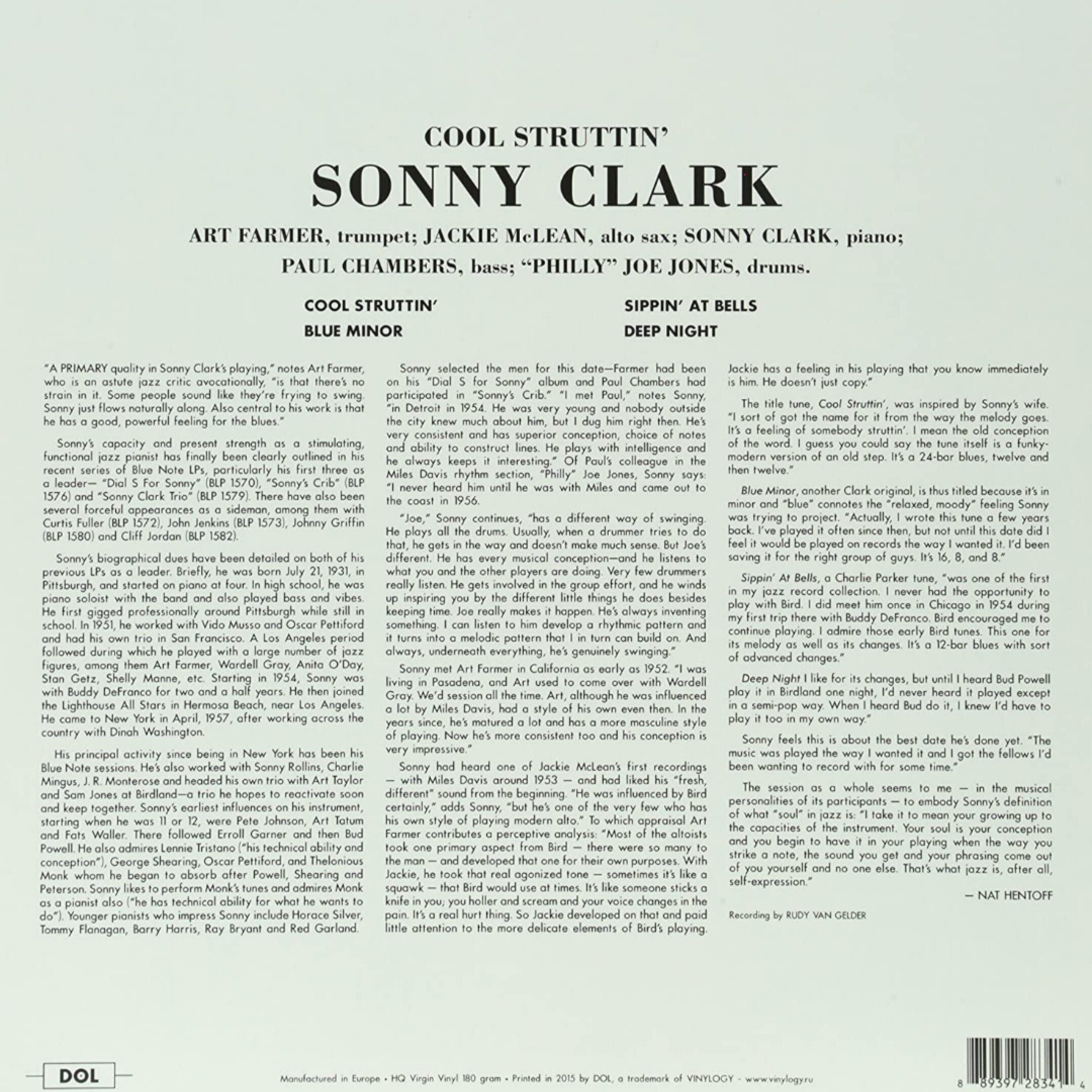 Cool Struttin'(クール・ストラッティン) / Sonny Clark(ソニー・クラーク)｜G.G.TOM