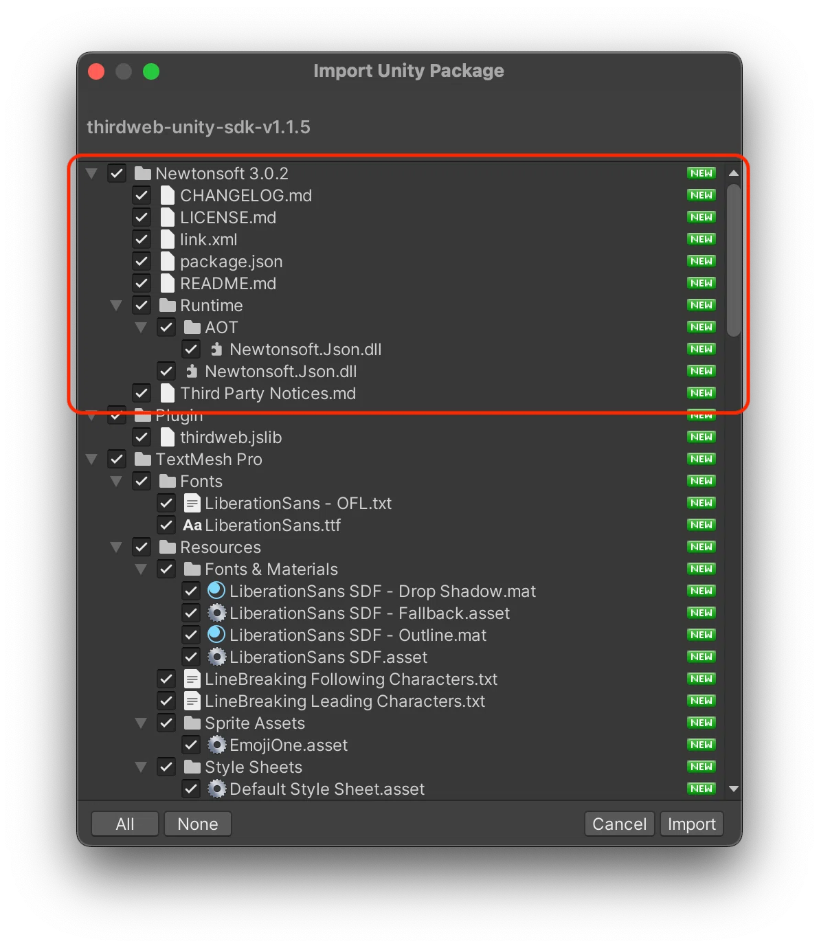 thirdweb Unity SDKをImportした時に発生するエラーの解決方法 #2 v1.1.5(v2.0.3)にアップデートしようとし ...