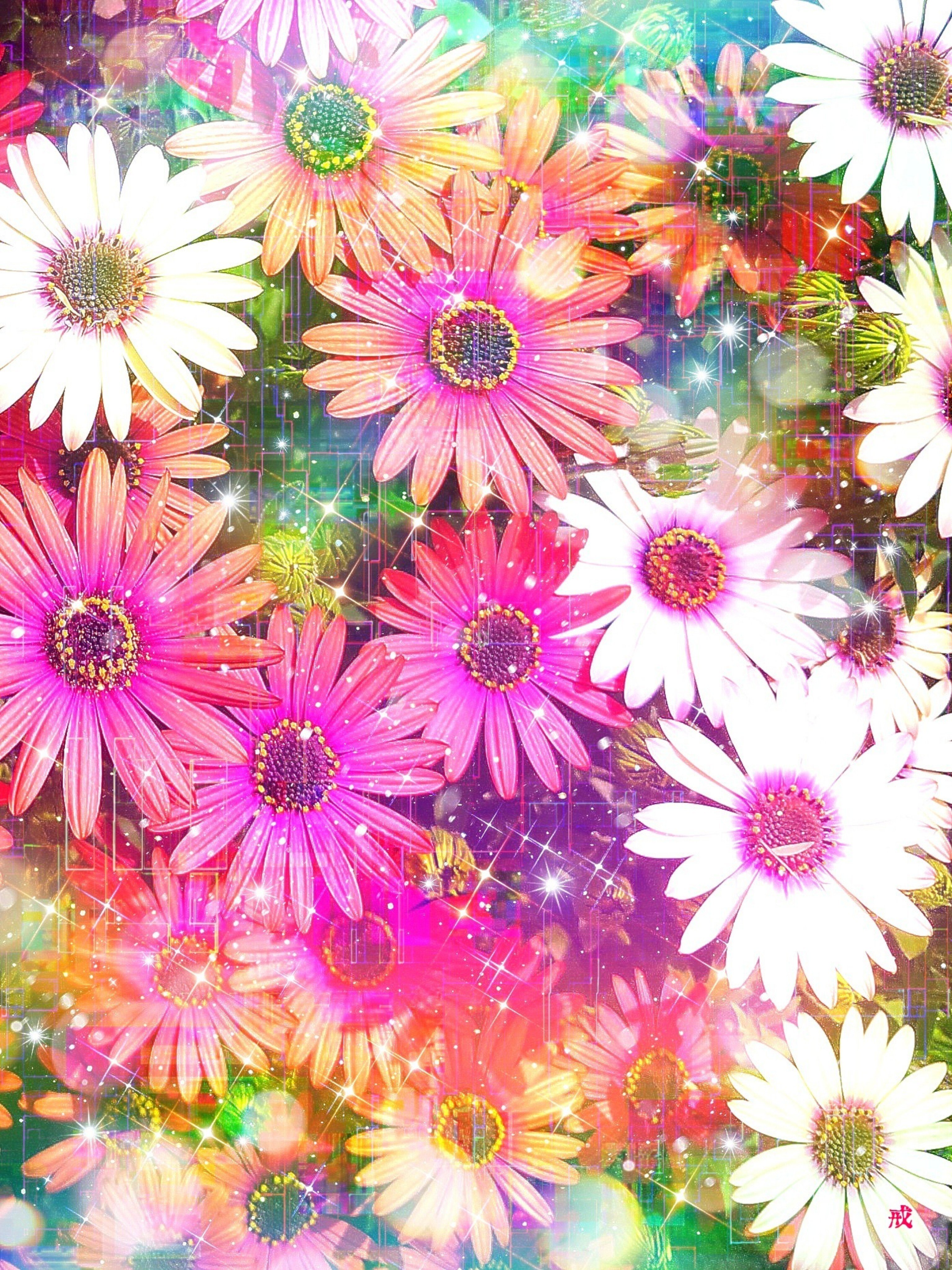 レッド系 魔界の華 ~ kids flowers~ 現代アート - crumiller.com