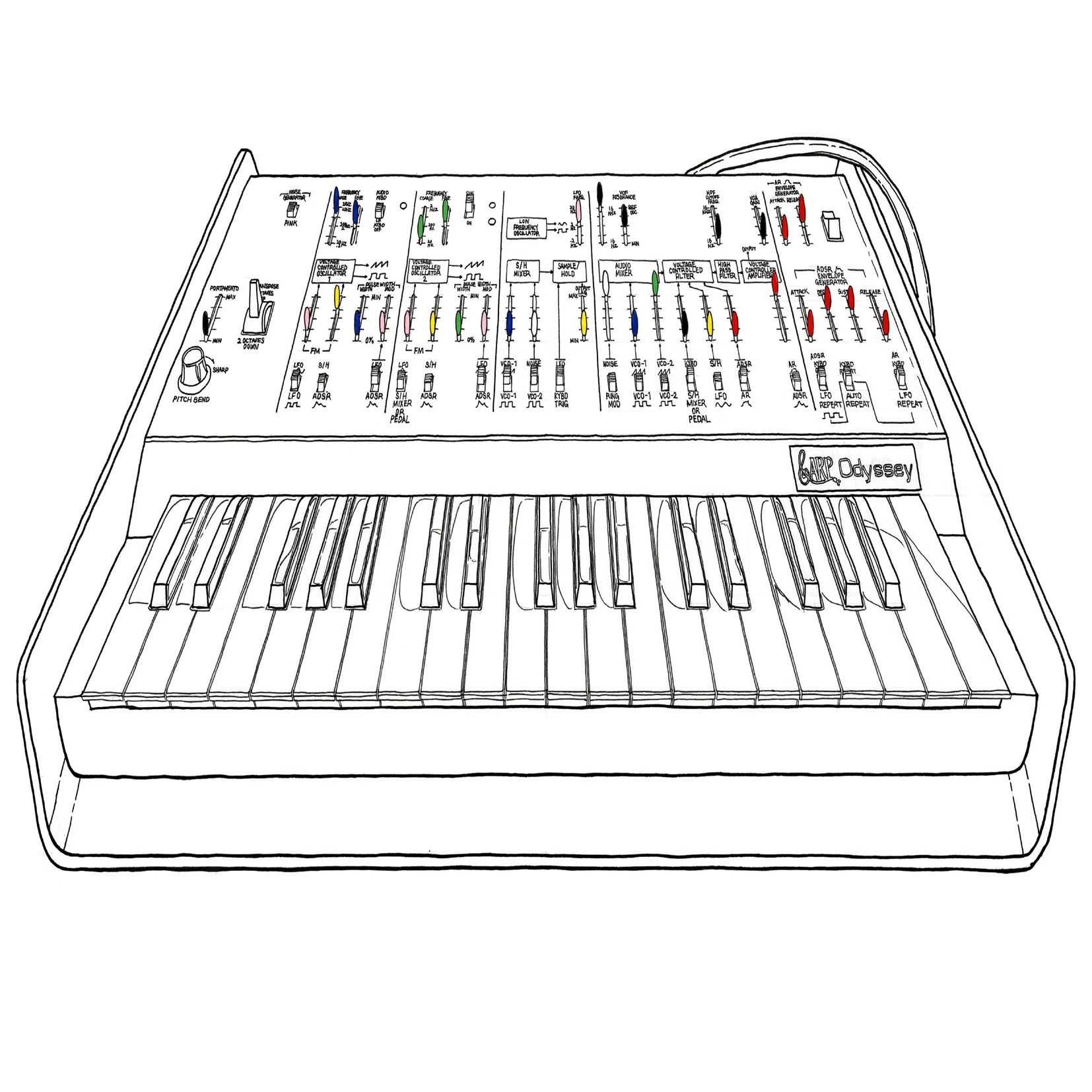 アープ ARP ODYSSEY MODULATION