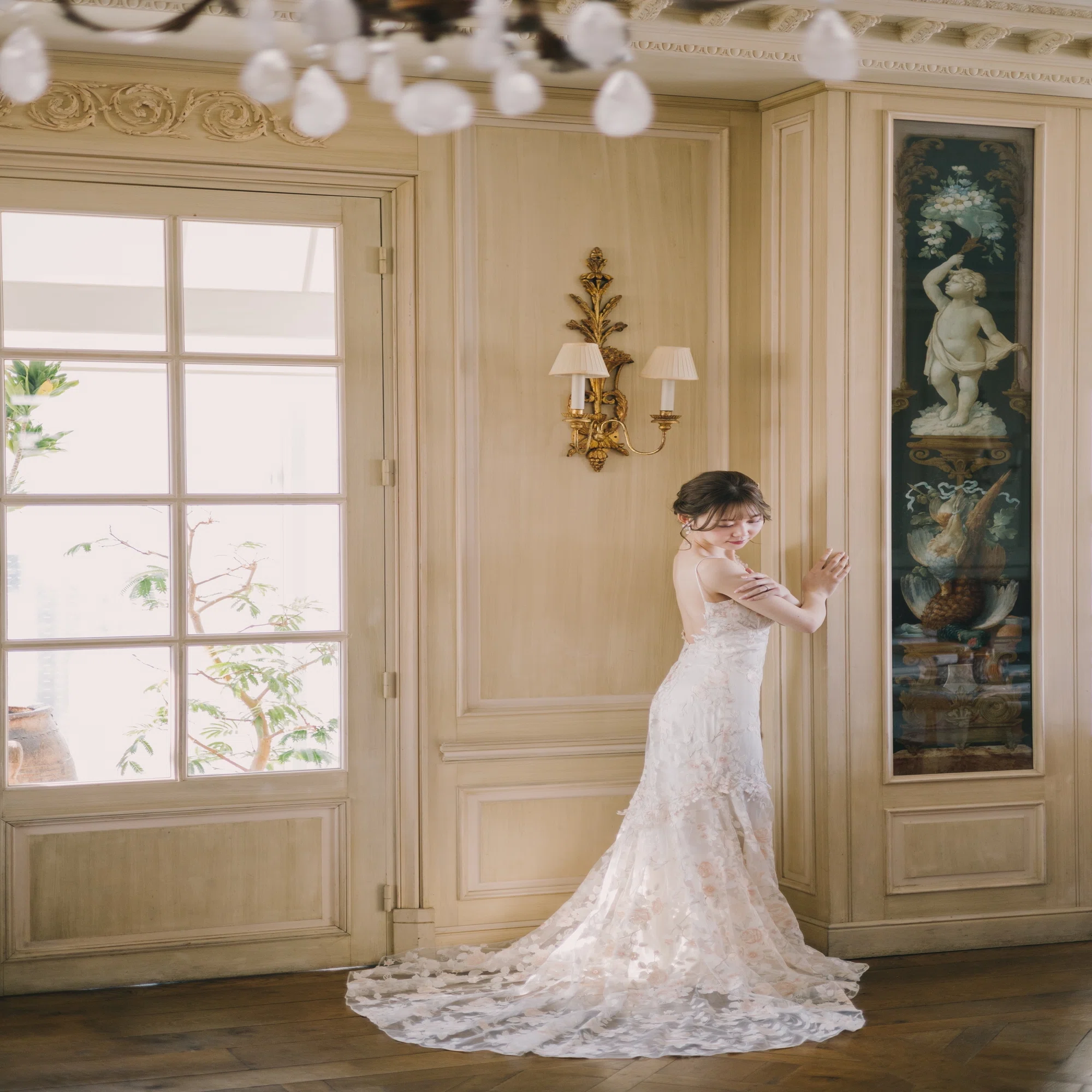 plumedress ウエディングドレス花嫁前撮り結婚式