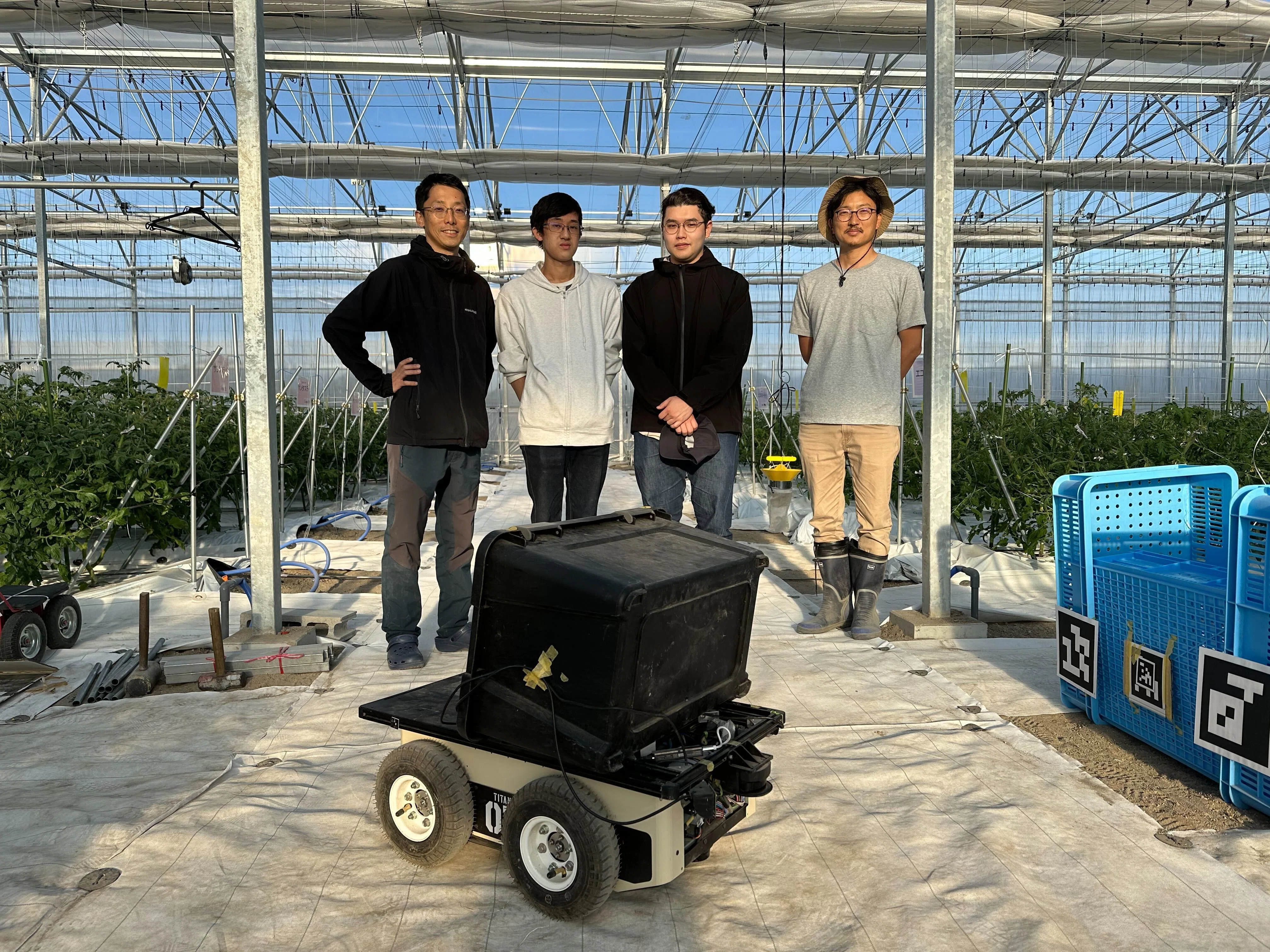 Two students from Chubu University who participated in development for ...
