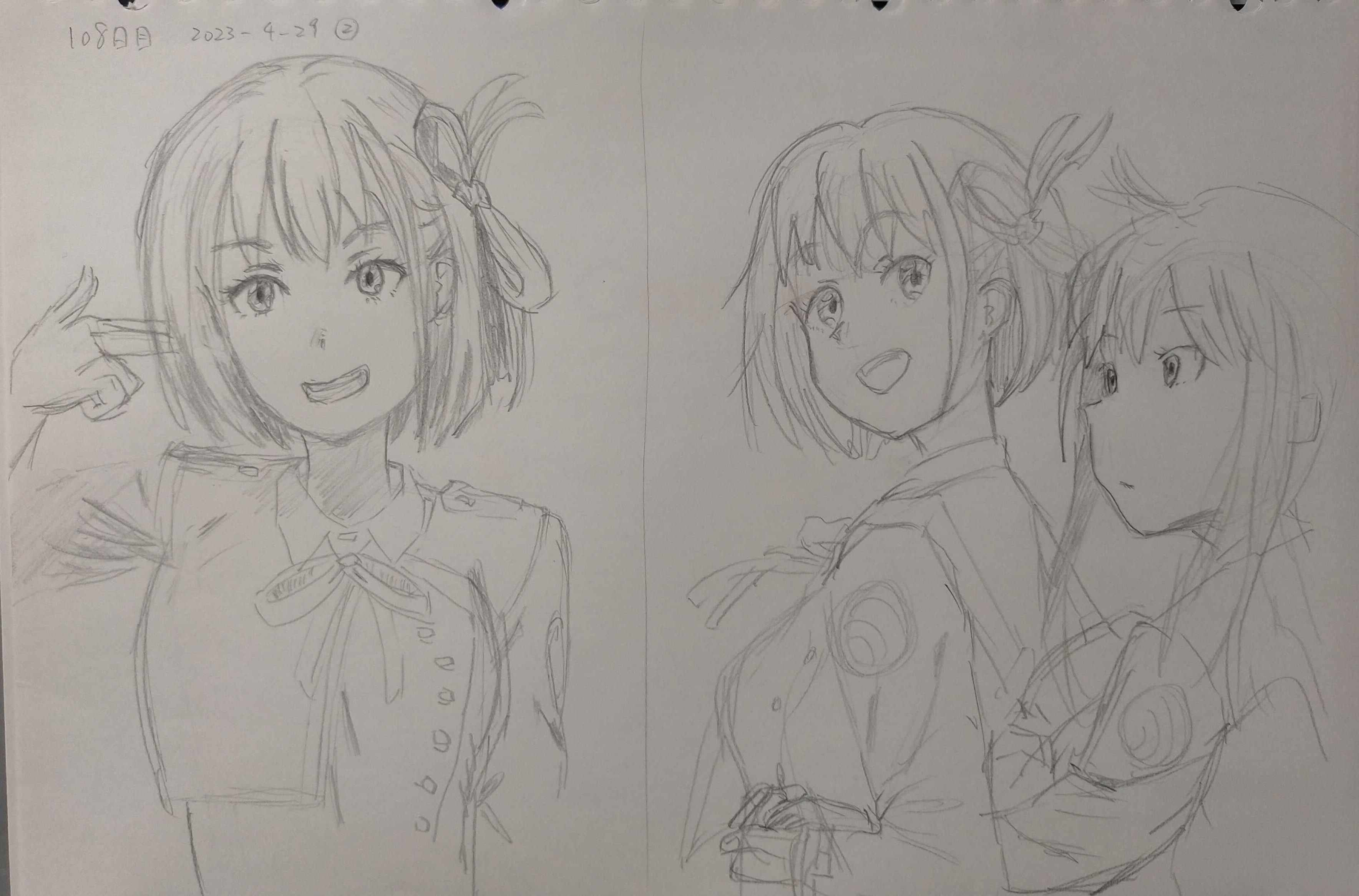 お絵描き記録 110日目｜sakaimo