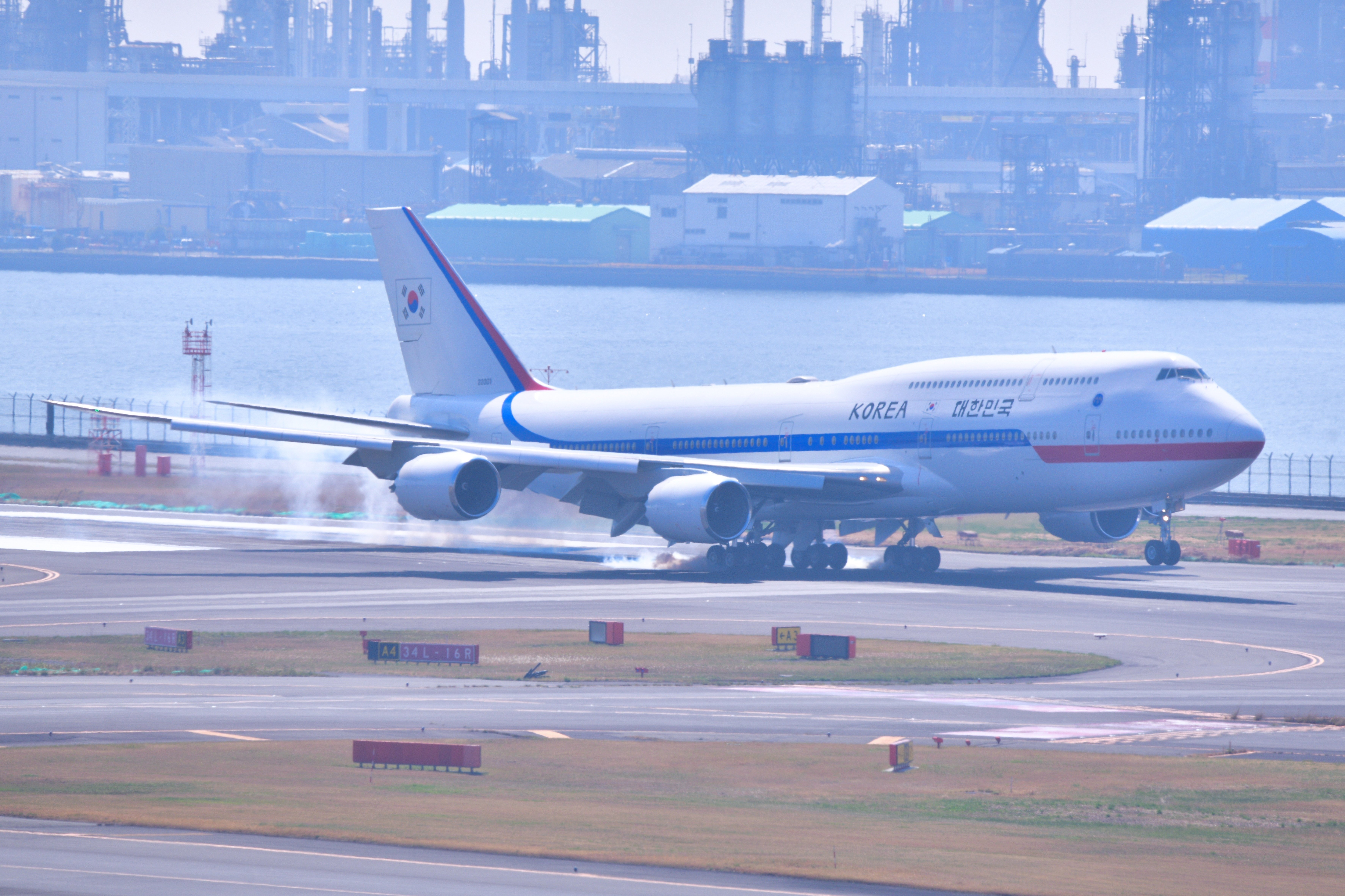 韓国大統領専用機ボーイング747-8、羽田空港初飛来|ユキカゼ 韓国大統領専用機ボーイング747-8、羽田空港初飛来|ユキカゼ