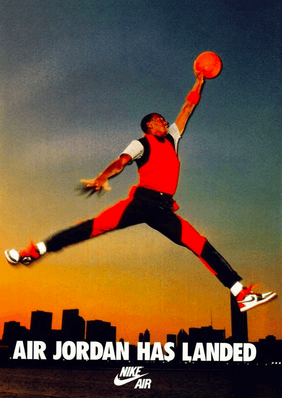 マイケルジョーダンジャンプマンポスター