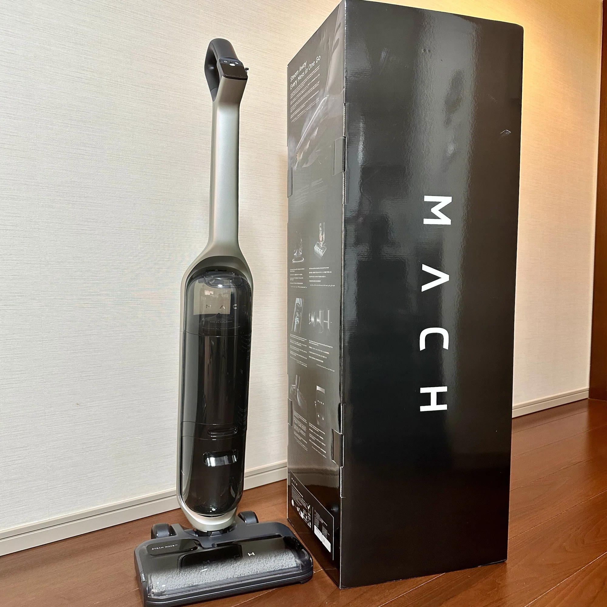スチーム水拭きができるコードレス掃除機Anker「MACH（マッハ）V1 