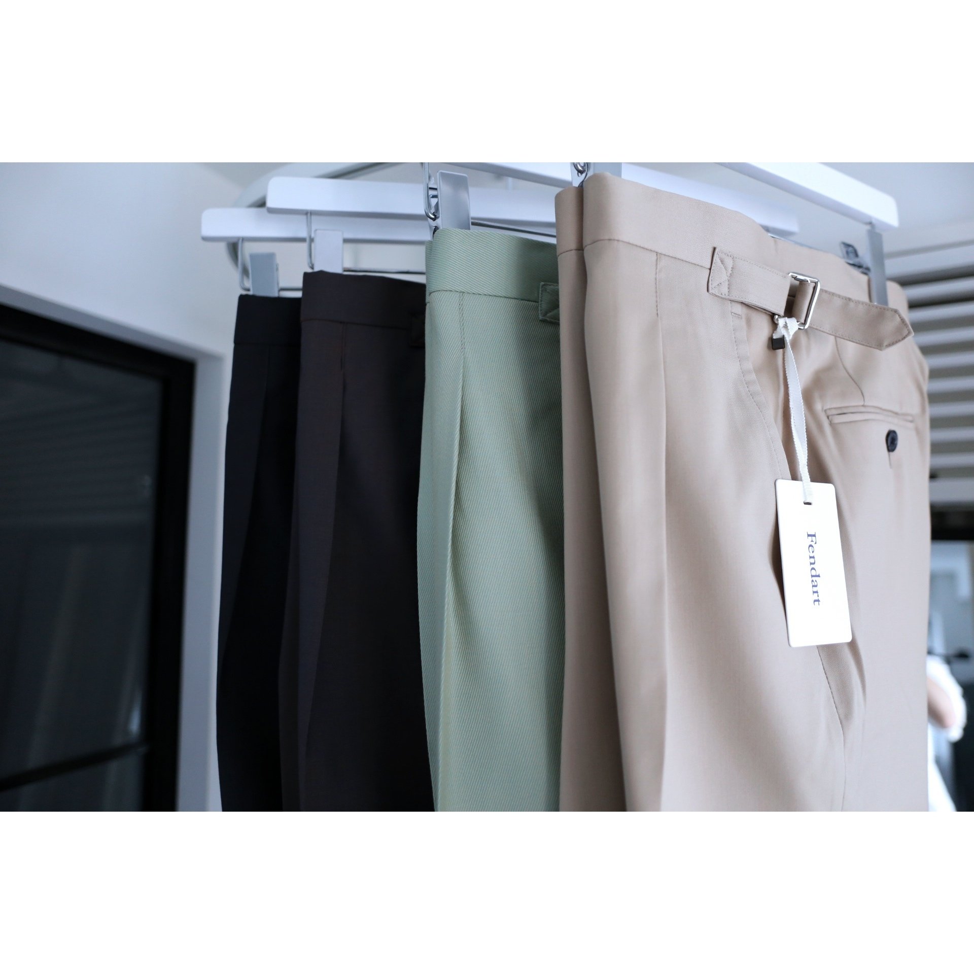 Fendart ノータックパンツ ウール Fendart / No Tuck Pants(Brown) | PARK