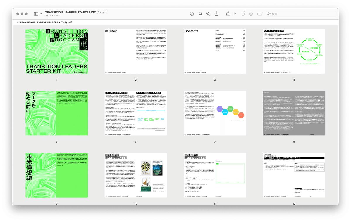 トランジションデザインを実践するための日本語ツール集 Transition Leaders Starter Kitを公開しました！｜VU ...