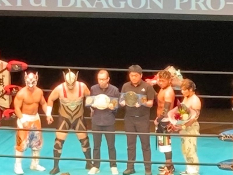 双琉王戦に臨む、ウルトラソーキ・ティーラン獅沙組とKzy・JACKY "FUNKY "KAMEI組