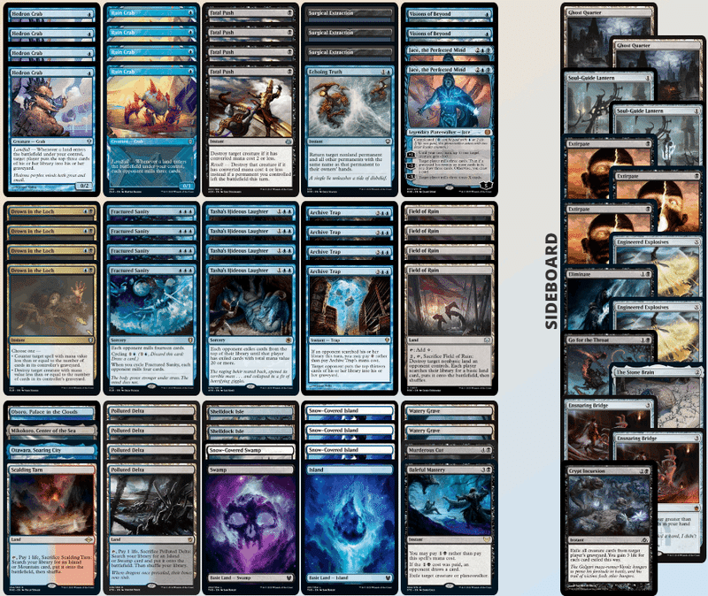 ほぼ)日本語統一】MTG モダン 青黒LOデッキ サイドあり