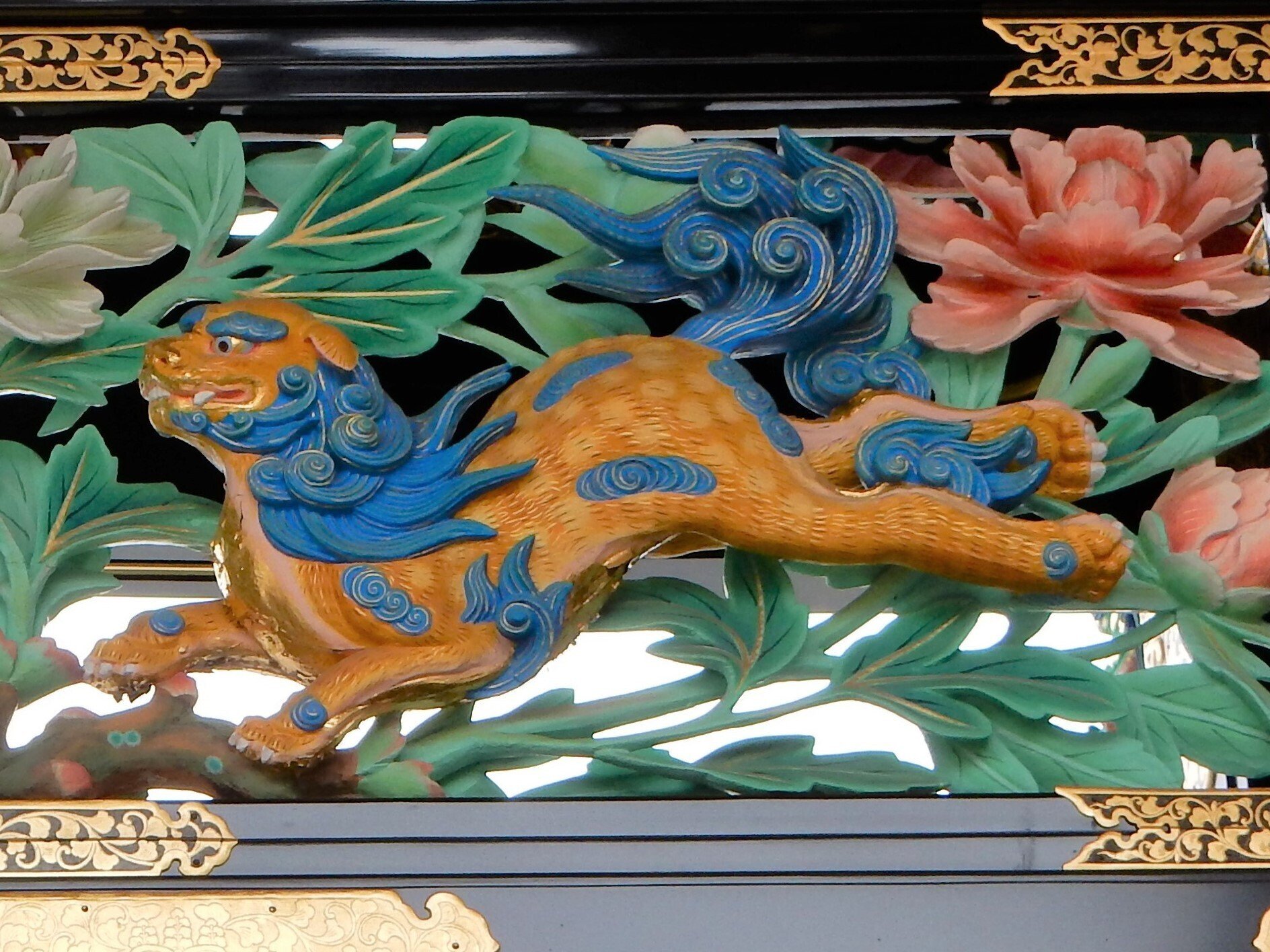 香合 本願寺唐門獅子文寫 (徳力孫三郎 作) 香合 本願寺唐門獅子文寫 (徳力孫三郎 作) 香合 本願寺唐門獅子