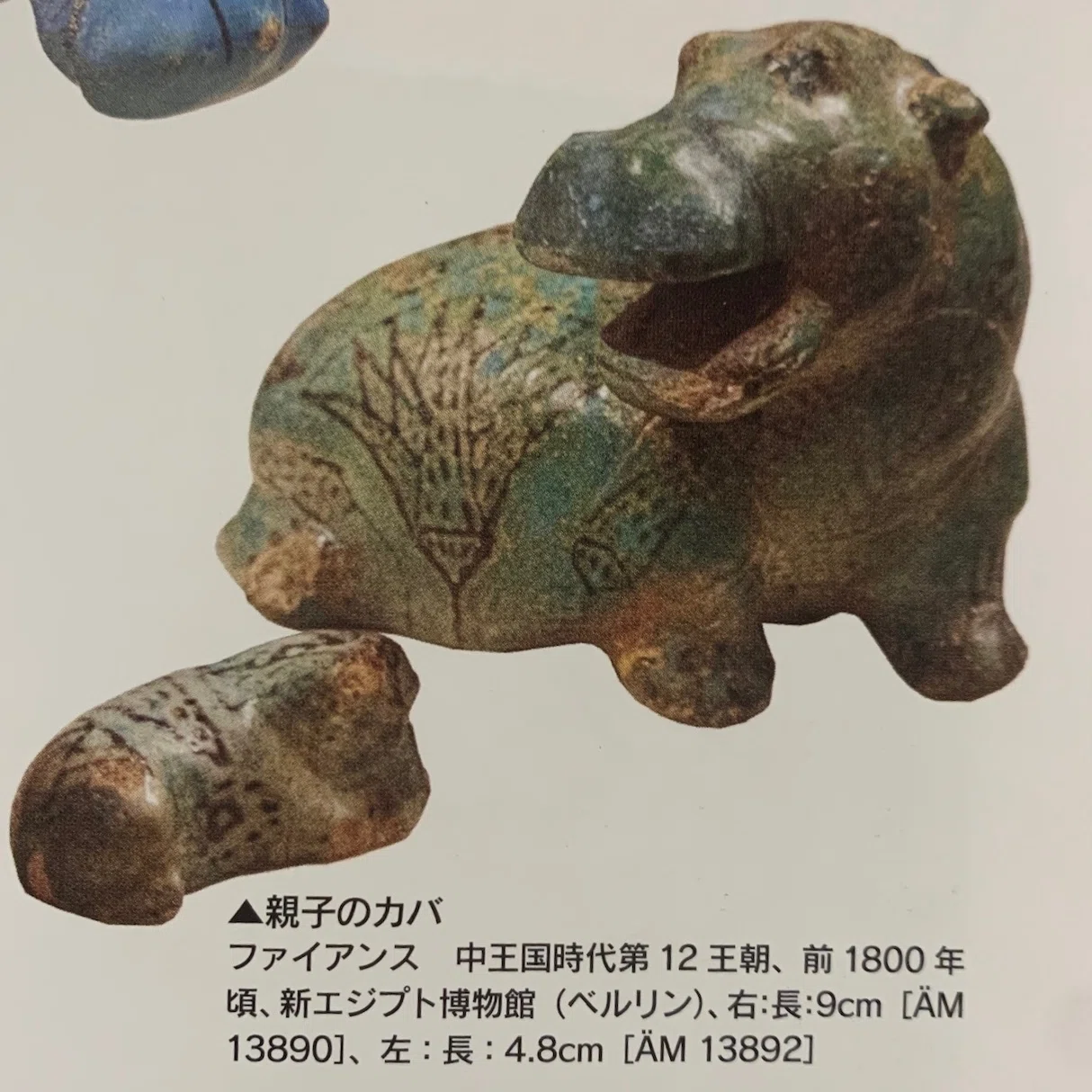 メトロポリタン美術館の青いカバ(追記あり)｜もちもち