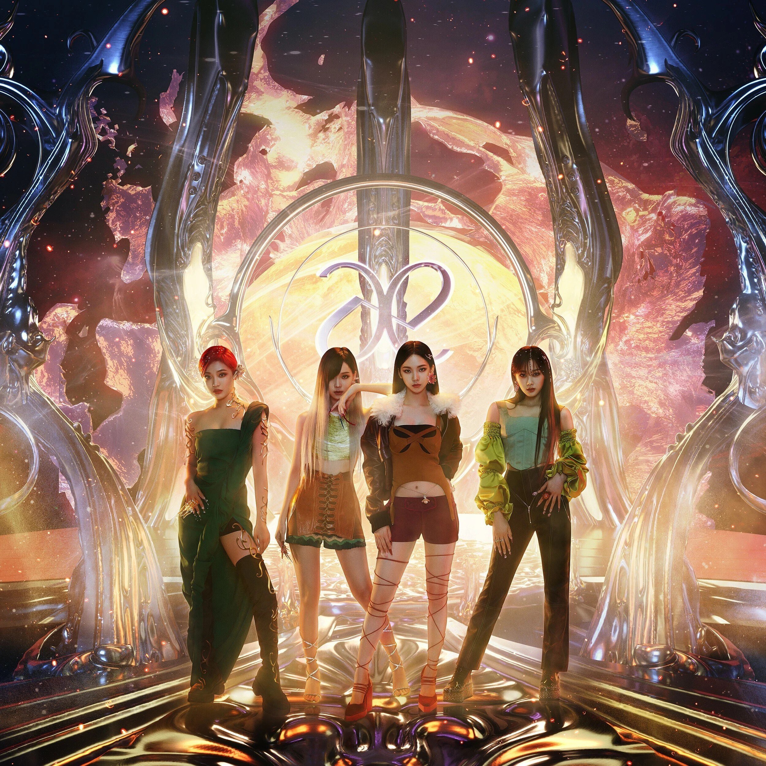 K-POPのデザイン15: aespaのアシッドグラフィックス｜Simon says