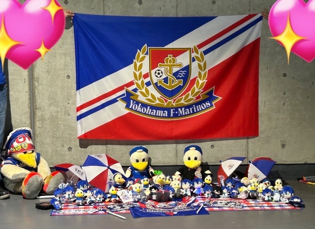しのちゃんセット 横浜Fマリノス ぬいぐるみ マリノスケ マリンちゃん セット