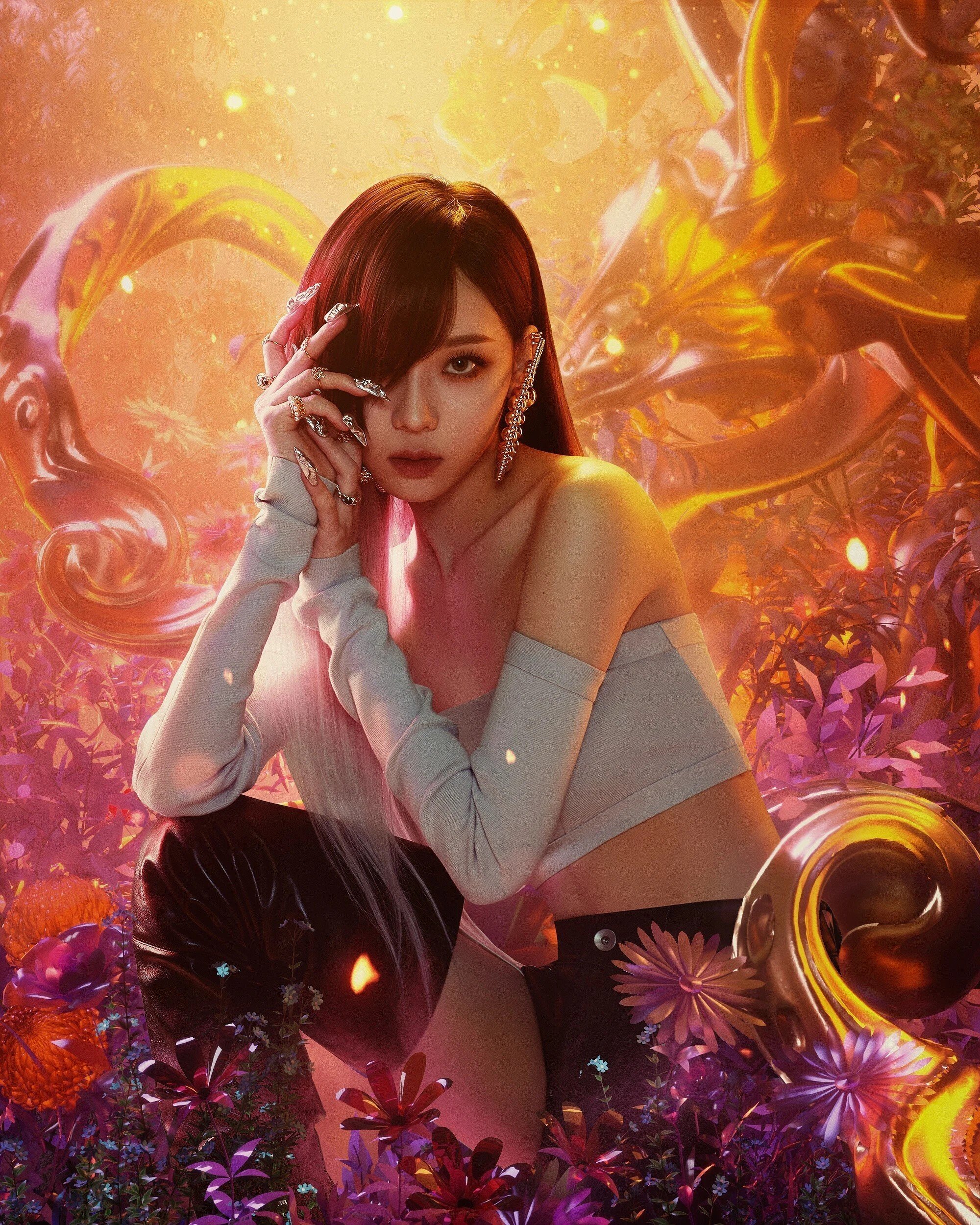 K-POPのデザイン15: aespaのアシッドグラフィックス｜Simon says