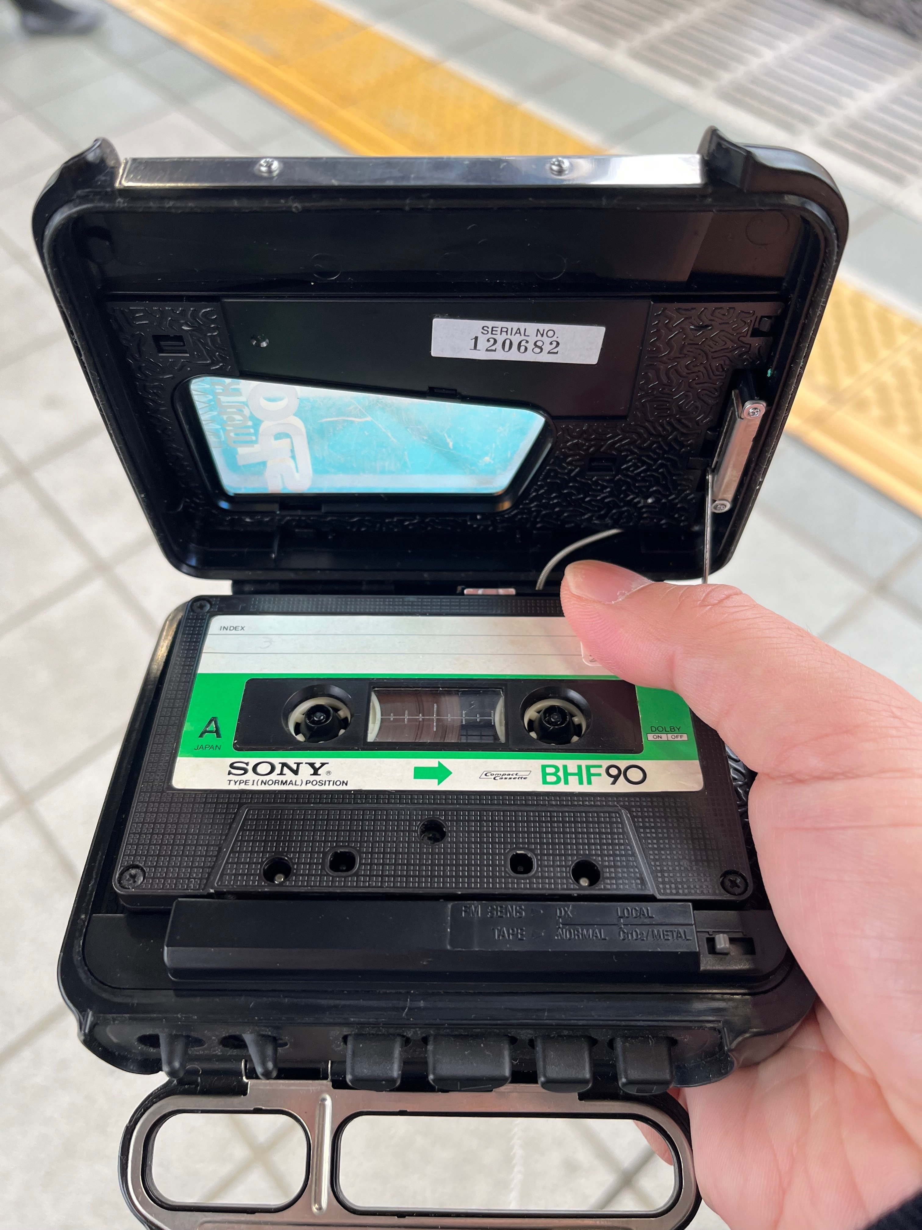 今日のカセットウォークマン履歴20230508｜リョウ