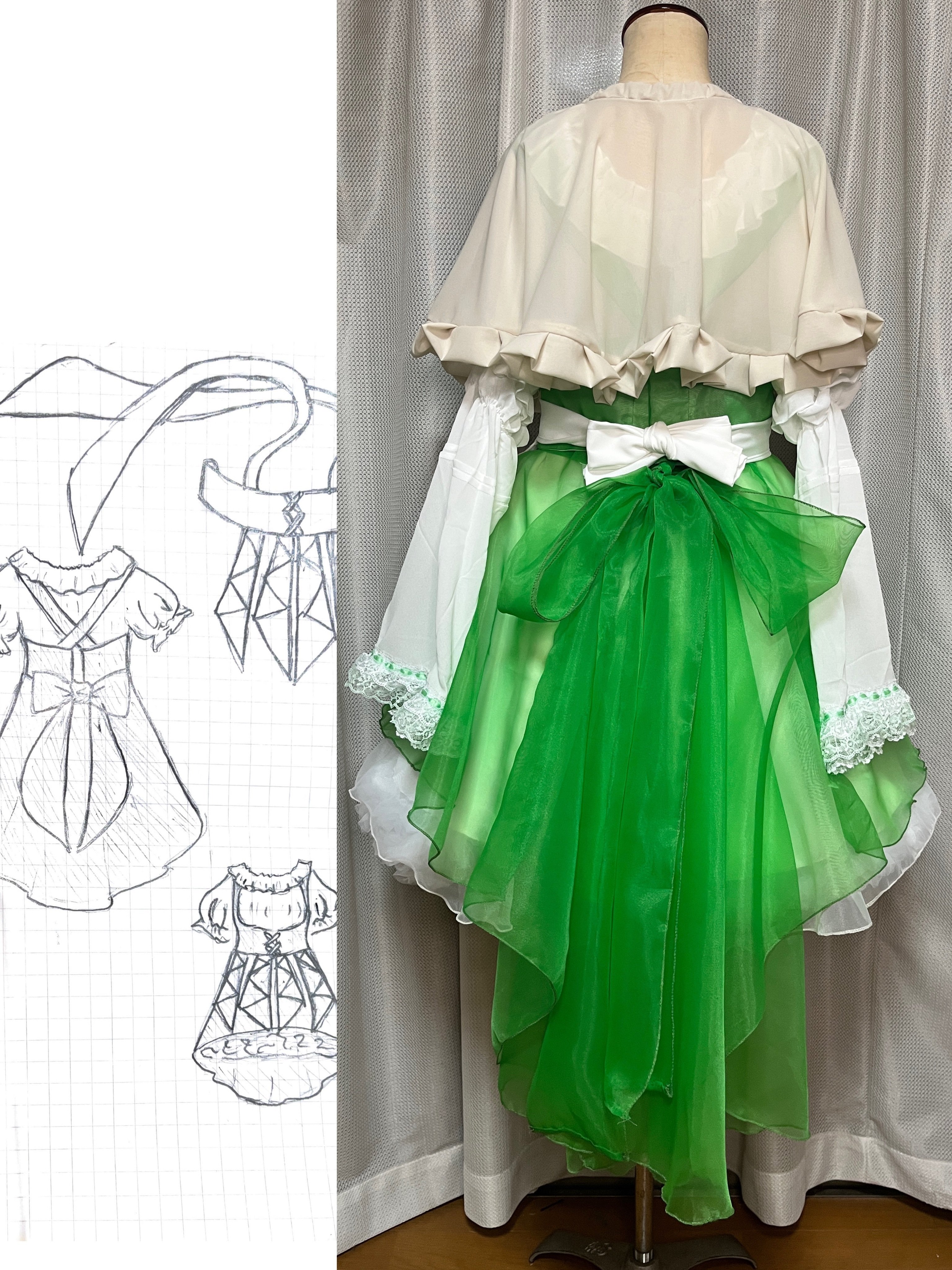 クリームソーダのお洋服【作品紹介】｜らびっといあー（よめちゃん）