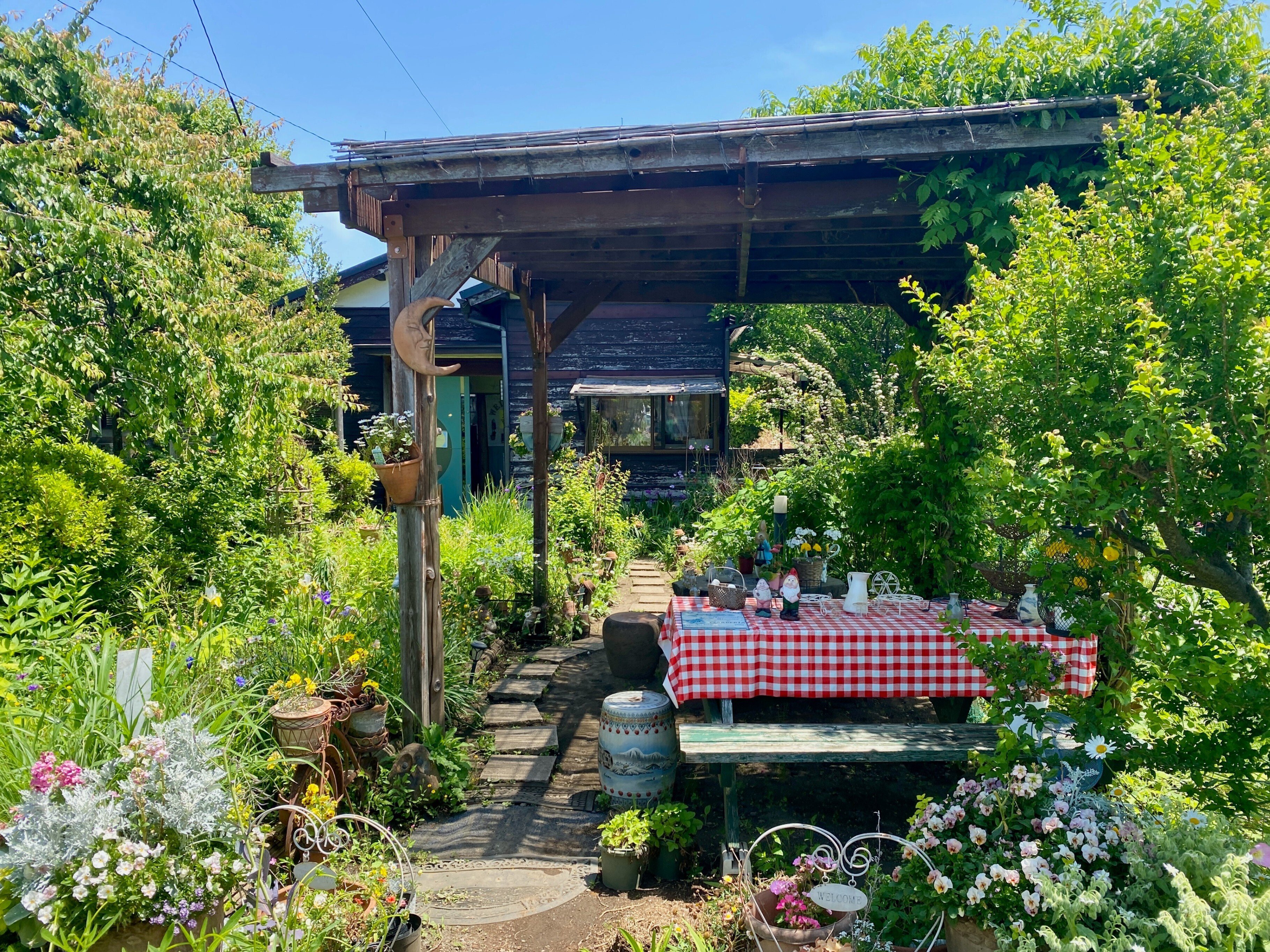 きらめく緑の庭とちくわパン。〈HIDAMARI cafe_小平市小川町〉｜のし