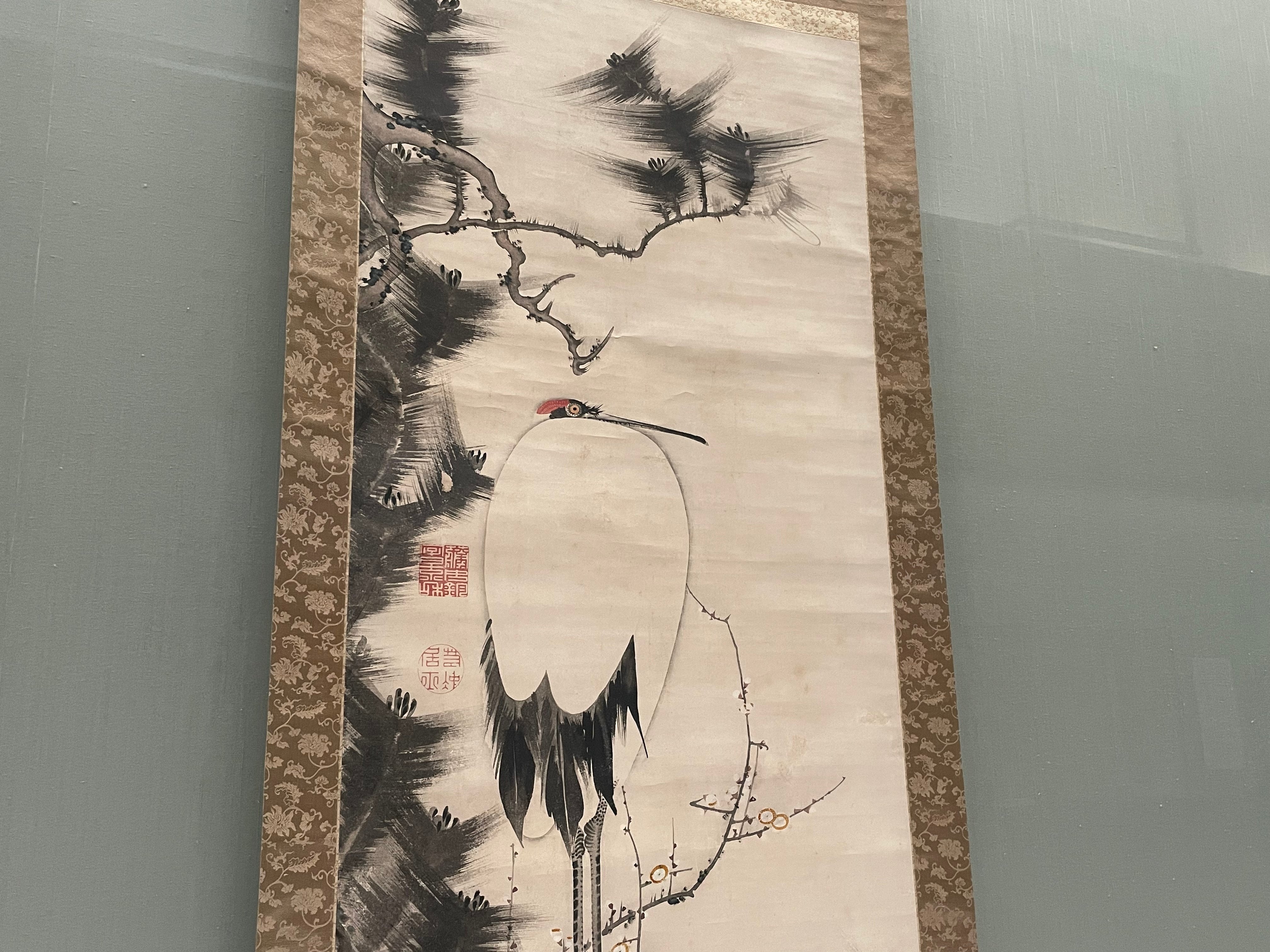 【当店限定販売】 真作/上田陽愷/武者絵/武士図/合戦場図//掛軸☆宝船 絵画