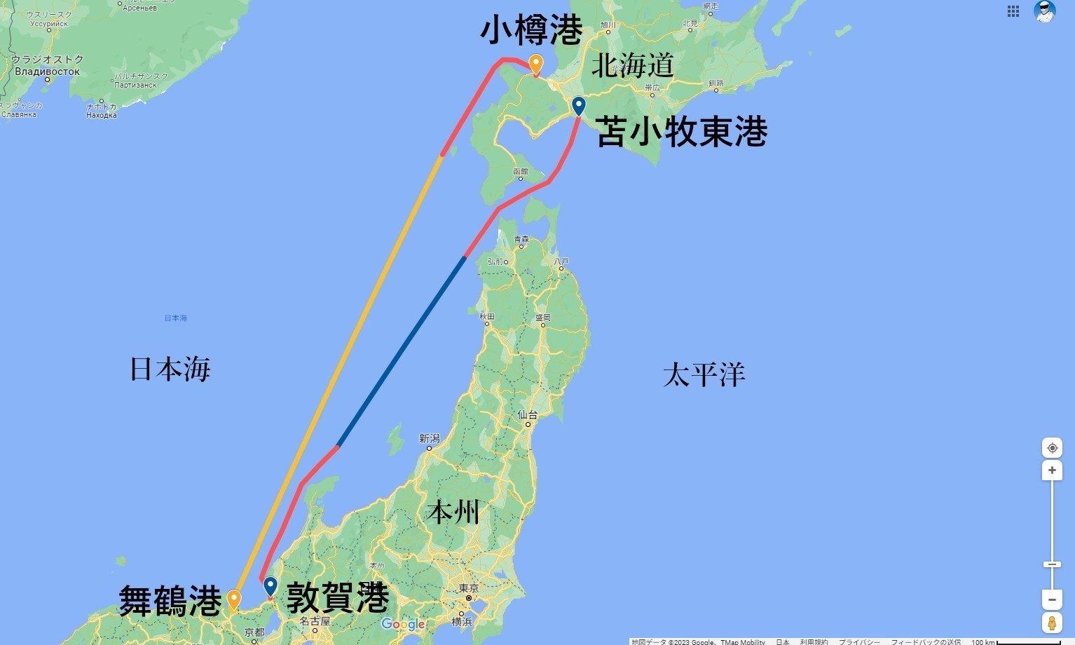 フェリー初心者からのステップアップにオススメしたい「新日本海