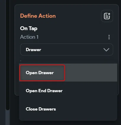 【FlutterFlow】開いたり、閉じたり！アクション追加でDrawer表示を自在にコントロール｜松井真也＠登録セキスペ