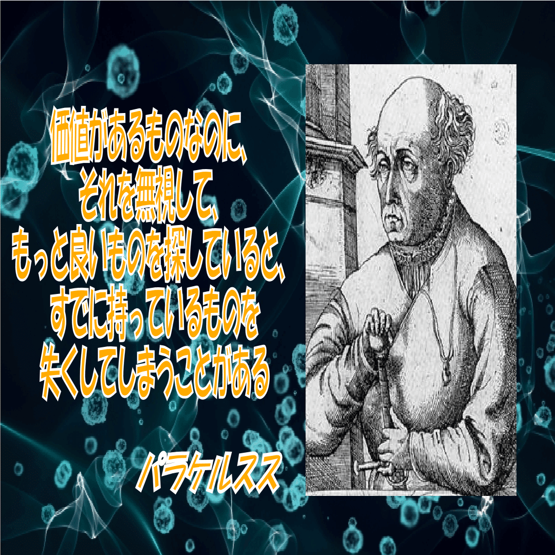 名言シリーズ＃004】パラケルスス｜理子（そふとめん）