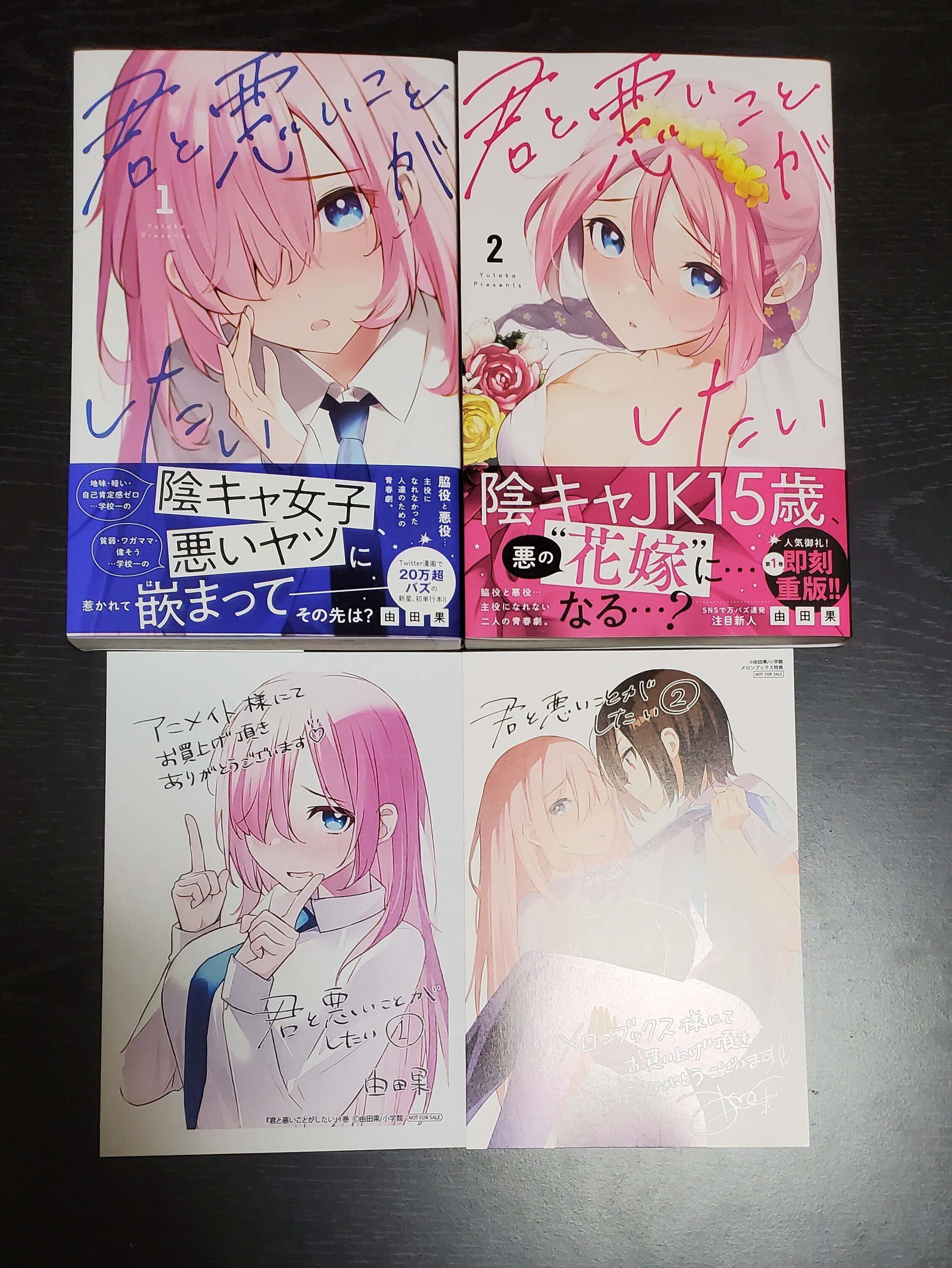 君と悪いことがしたい』1～2巻まで読んだ感想｜空目ハルヒコ Haruhiko