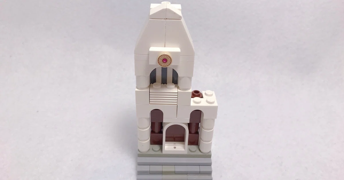 Sサイズの建物○荘厳な教会[◇作り方⑥]｜レゴばあちゃん