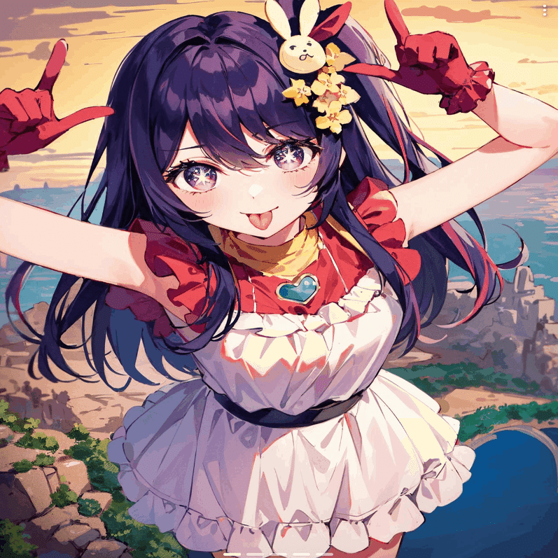 星野アイLoRA】Stable DiffusionでLoRAファイル追加学習して遊んでみる