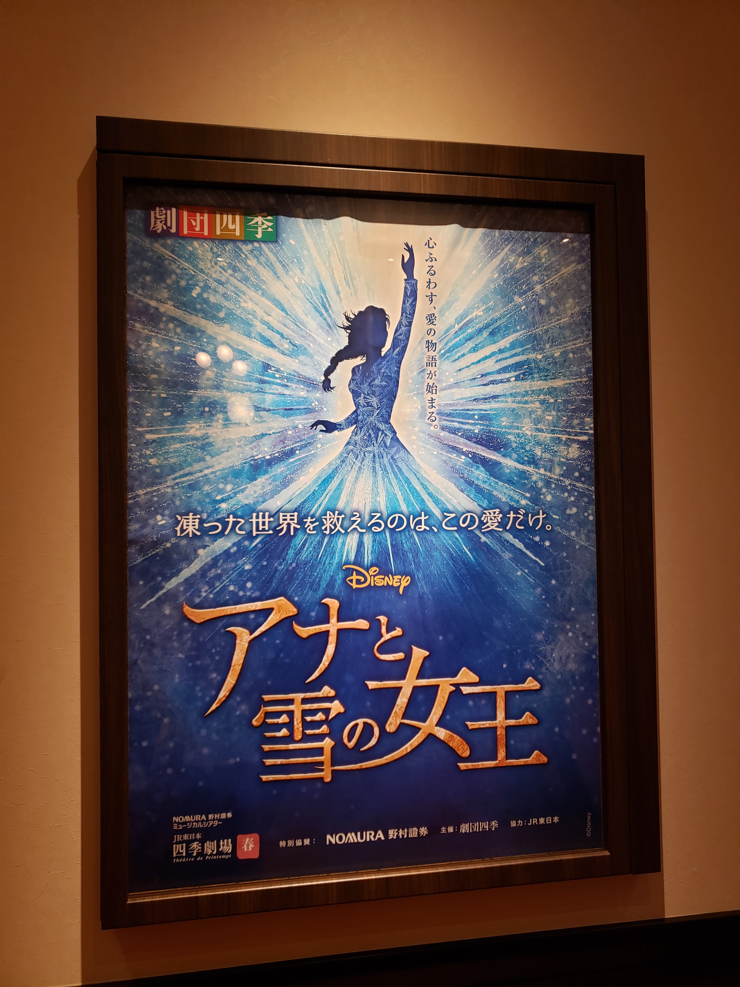 劇団四季 アナ雪( S1席1階 7列 中央)（ライオンキング【劇団四季