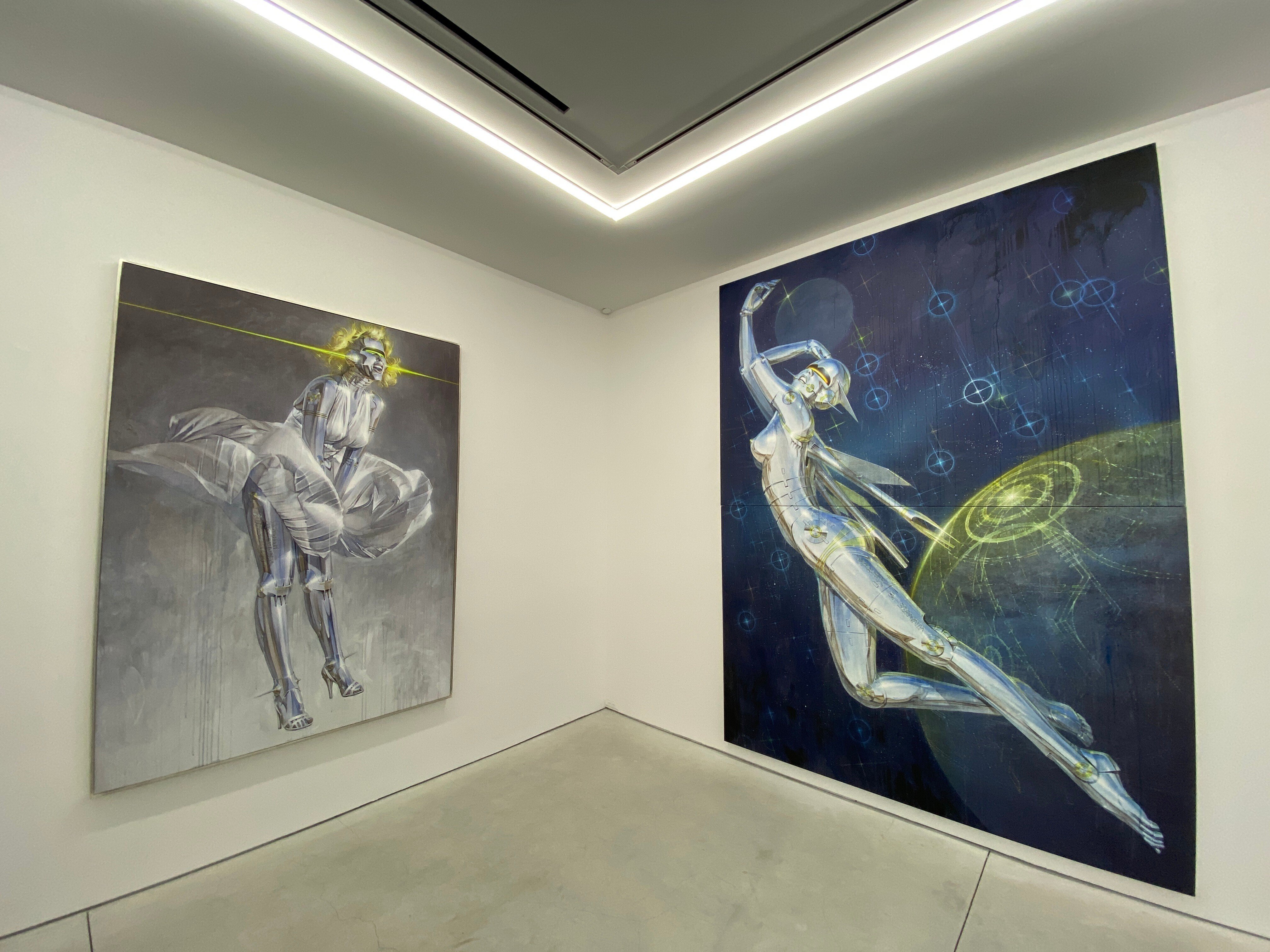 アート鑑賞部】東京・原宿-空山基個展「Space Traveler」- 無機質な