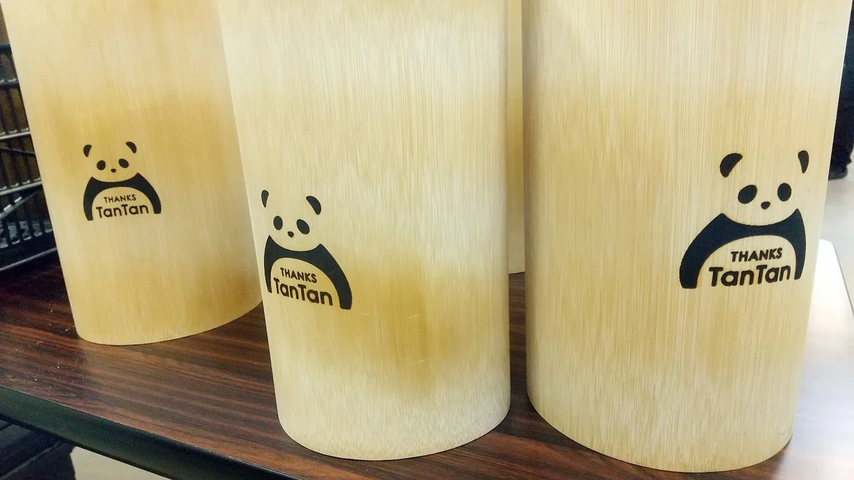 お嬢様の竹をスンスンできる！ タンタンの竹あかりを作ってきた！｜二 