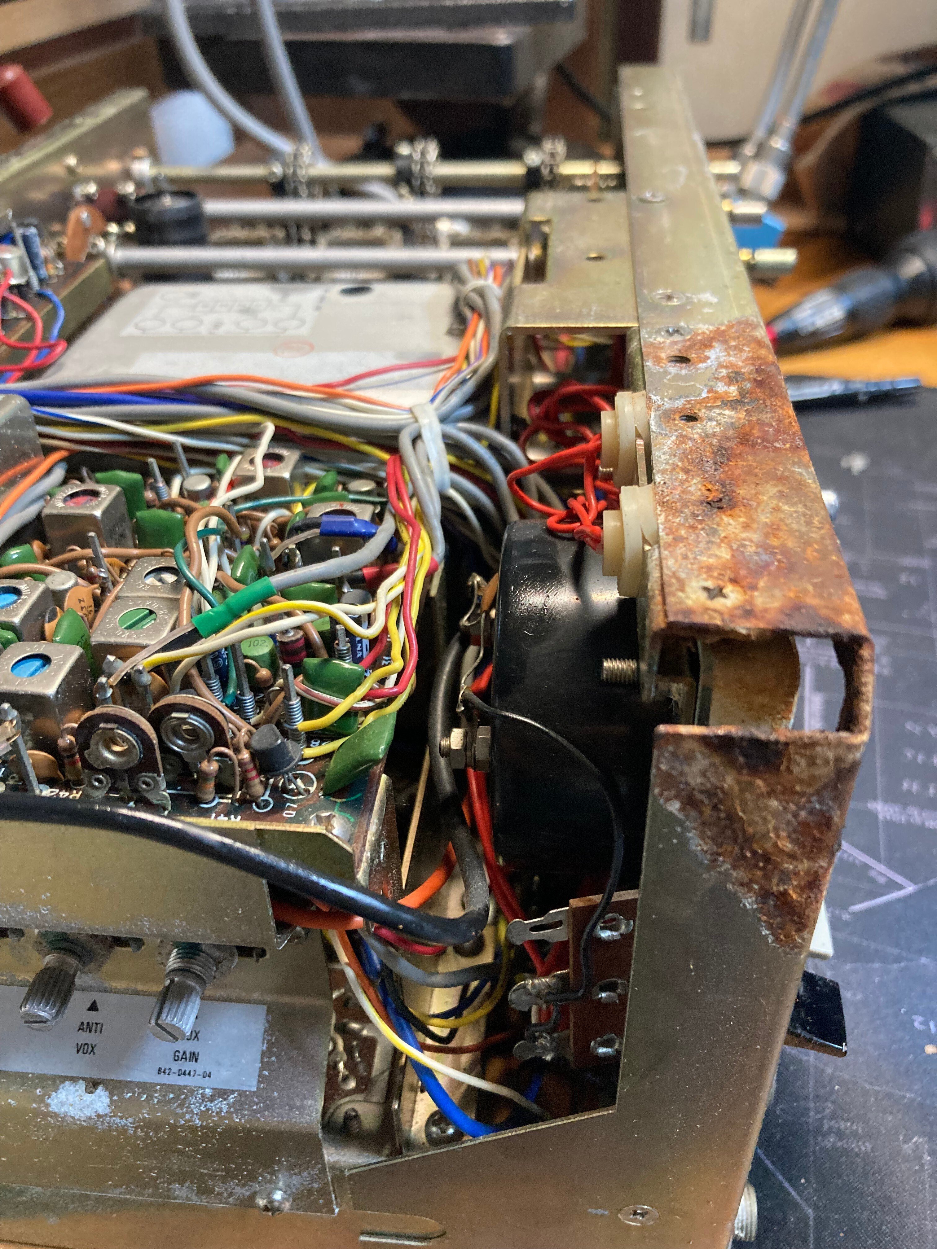 TS-520レストア(2) ベース機の状態｜井上雅彦 行動分析学