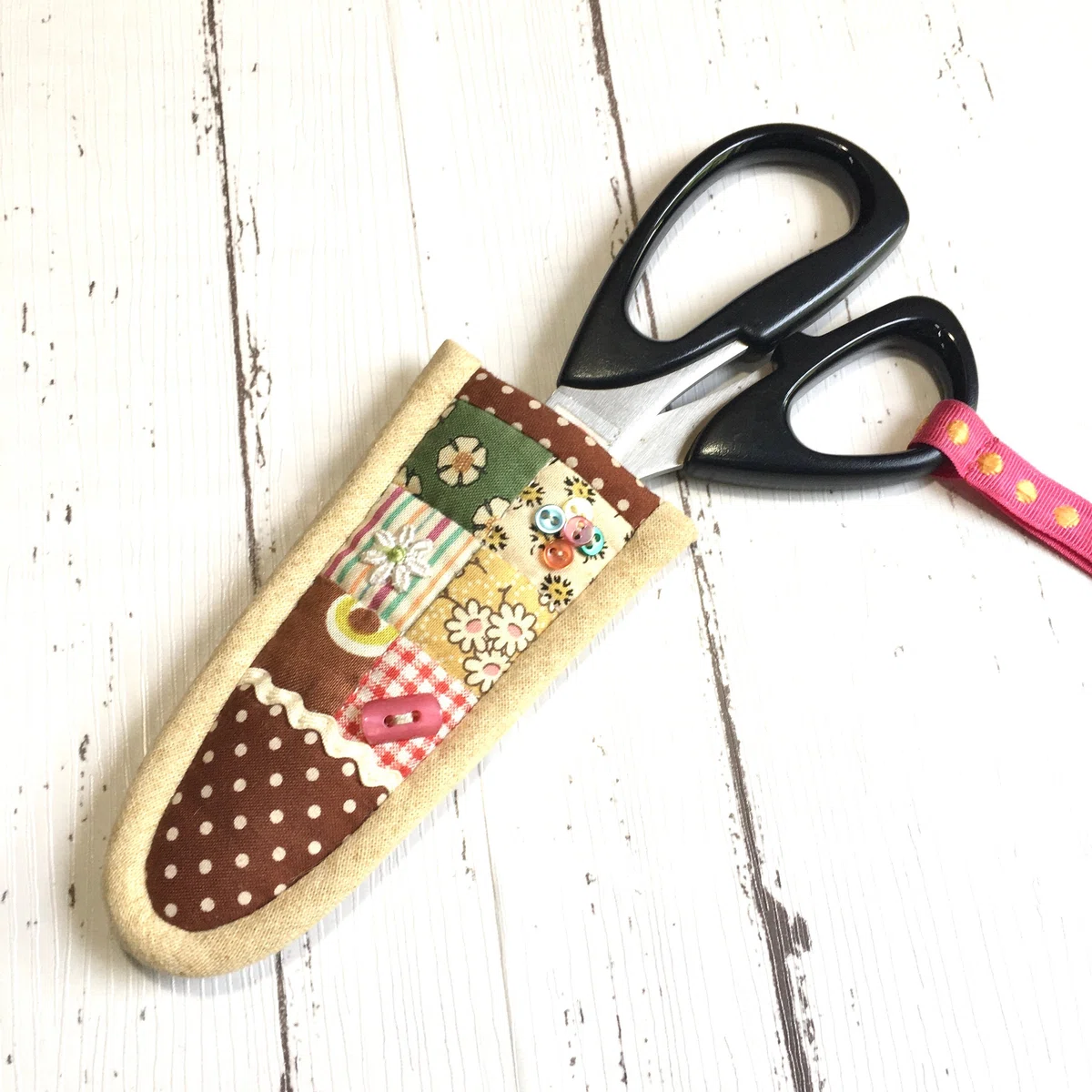 はさみケースの作り方 ダウンロードレシピ｜酒井まゆみ／パッチワーク 