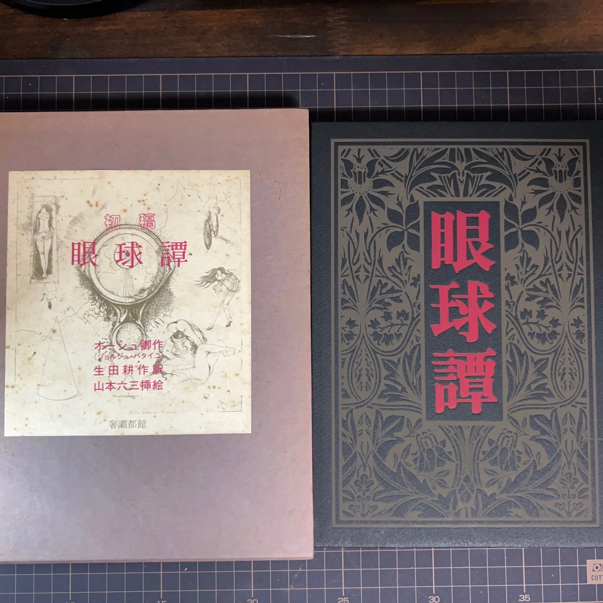装釘のすばらしい書物02 「初稿 眼球譚」｜週末に本屋をはじめる