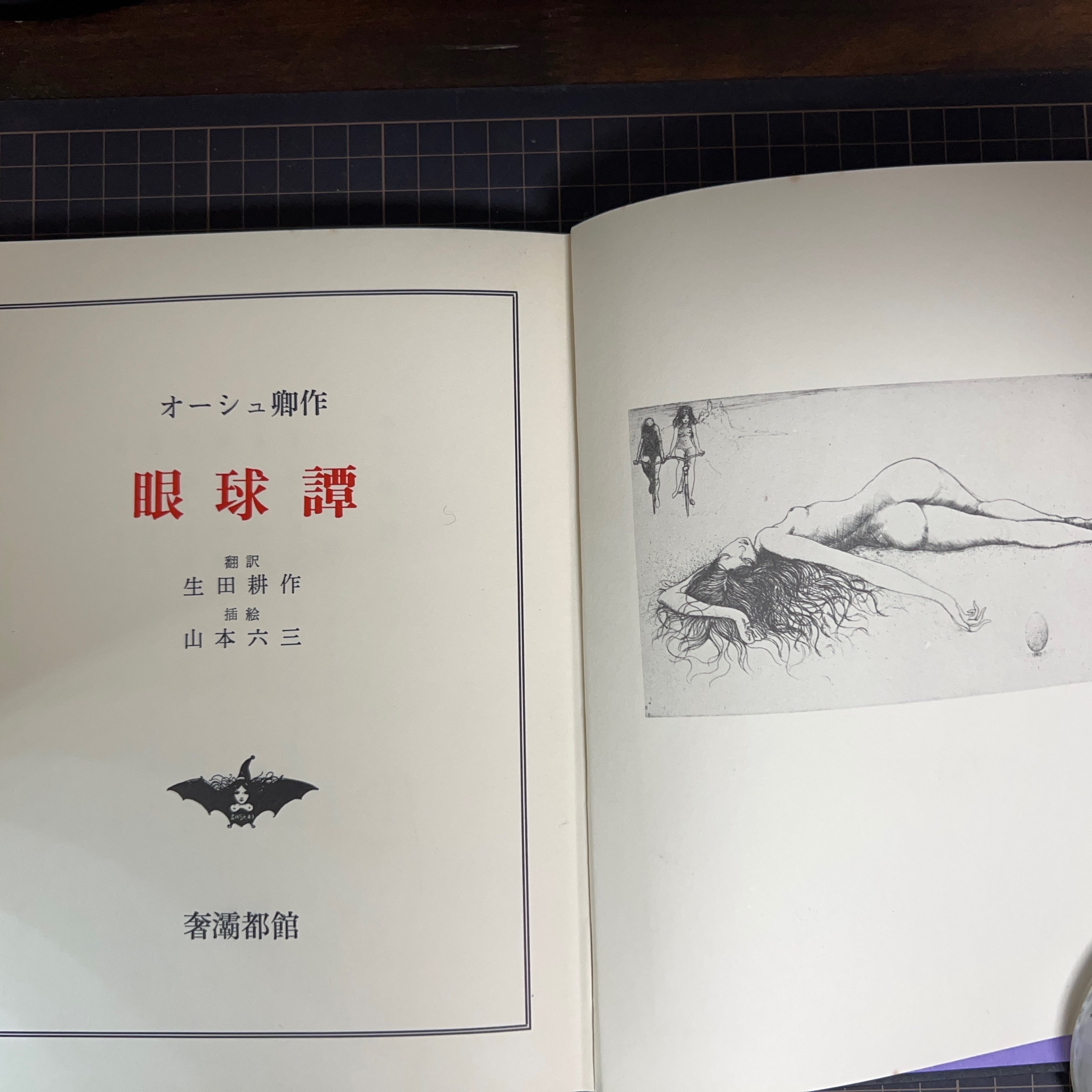 装釘のすばらしい書物02 「初稿 眼球譚」｜週末に本屋をはじめる