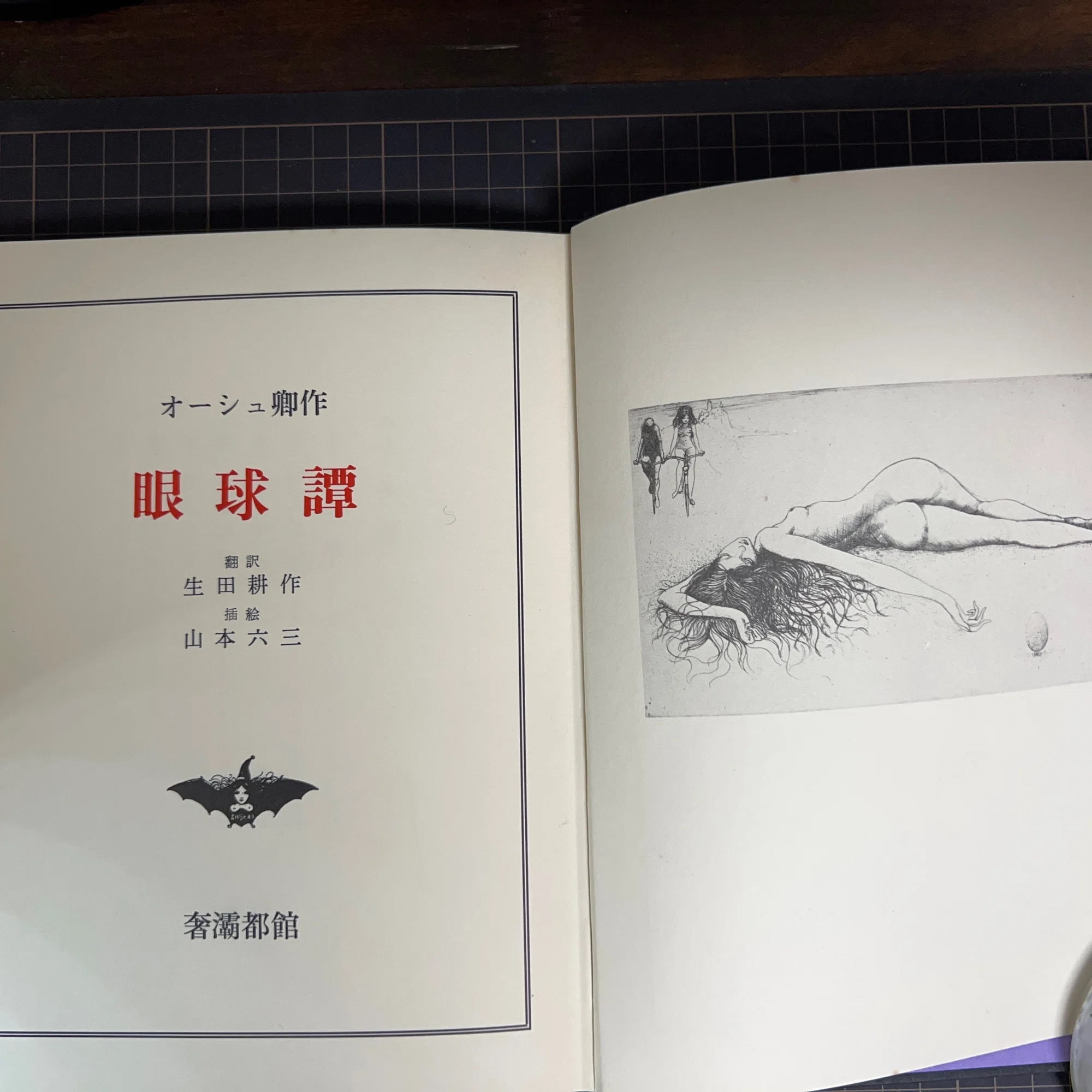 装釘のすばらしい書物02 「初稿 眼球譚」｜週末に本屋をはじめる