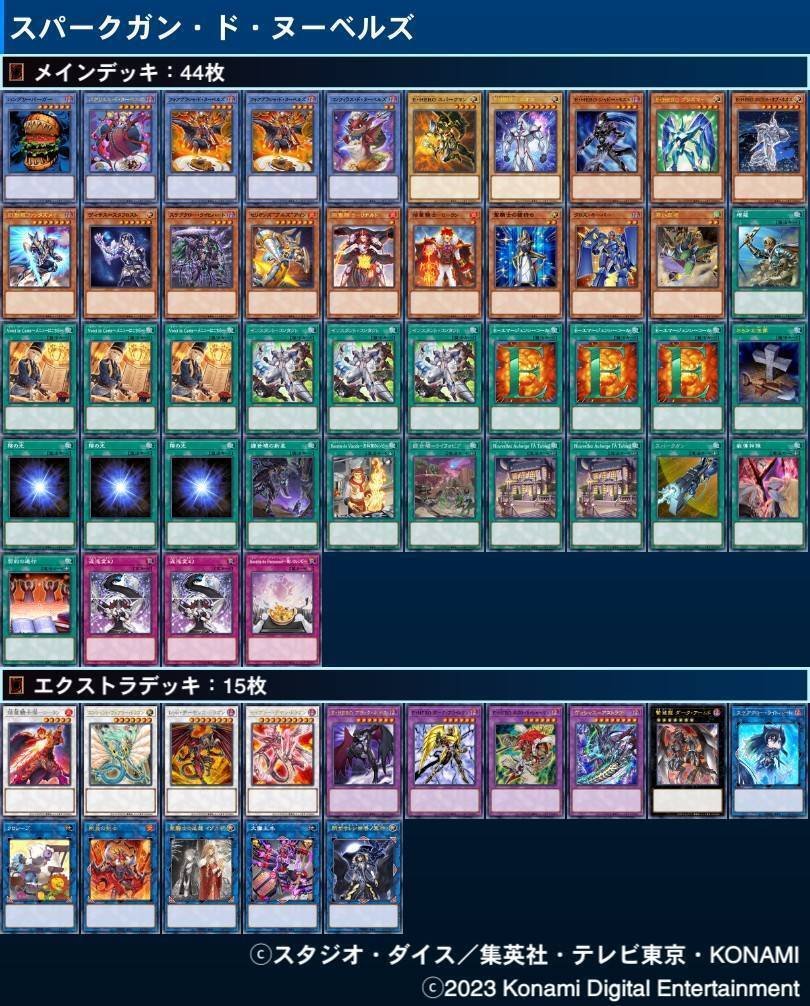 デッキ紹介】スパークガン・ド・ヌーベルズ｜なすなるつる