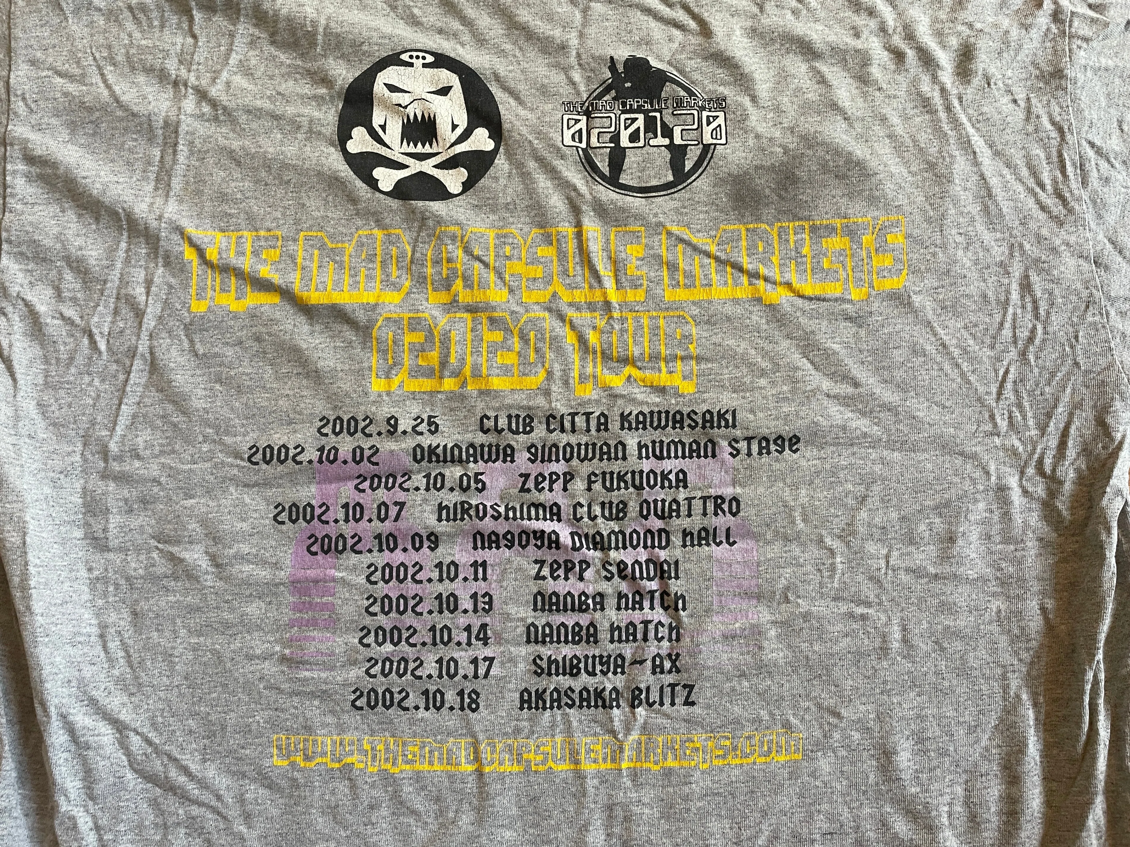 THE MAD CAPSULE MARKET'S 　腕章 257 ライブ論14｜020120 JAPAN TOUR 2002.10.14 なんばHatch（THE MAD