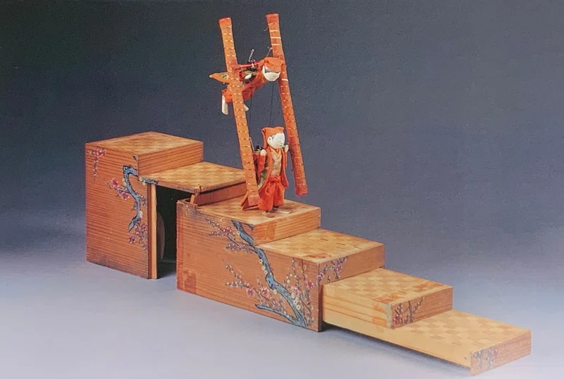 階段から一本橋を降りる連理からくり人形の考案に挑戦|飯田吉秋/インダストリアルデザイナー