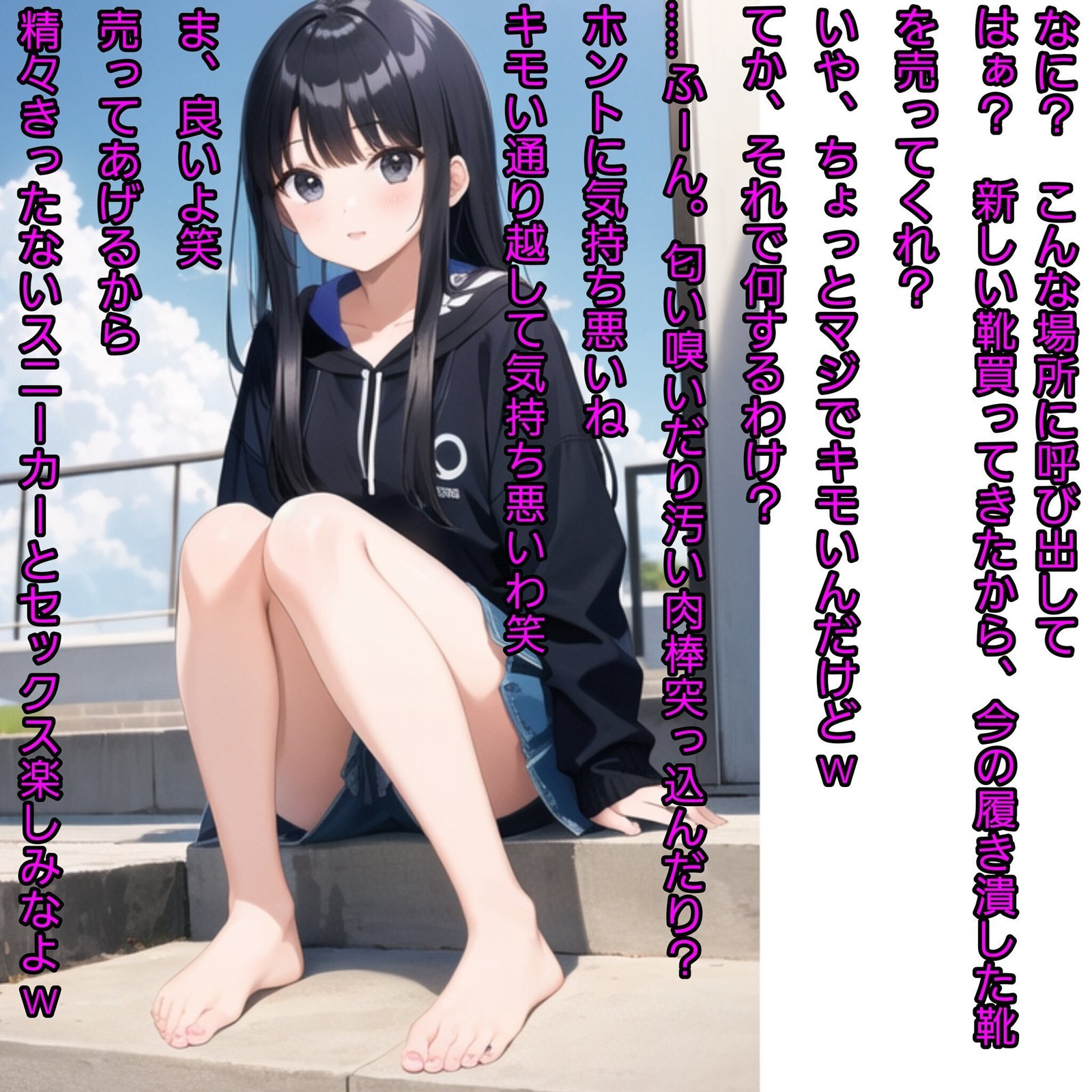 文字コラ二次元　文字コラ 金蹴り 